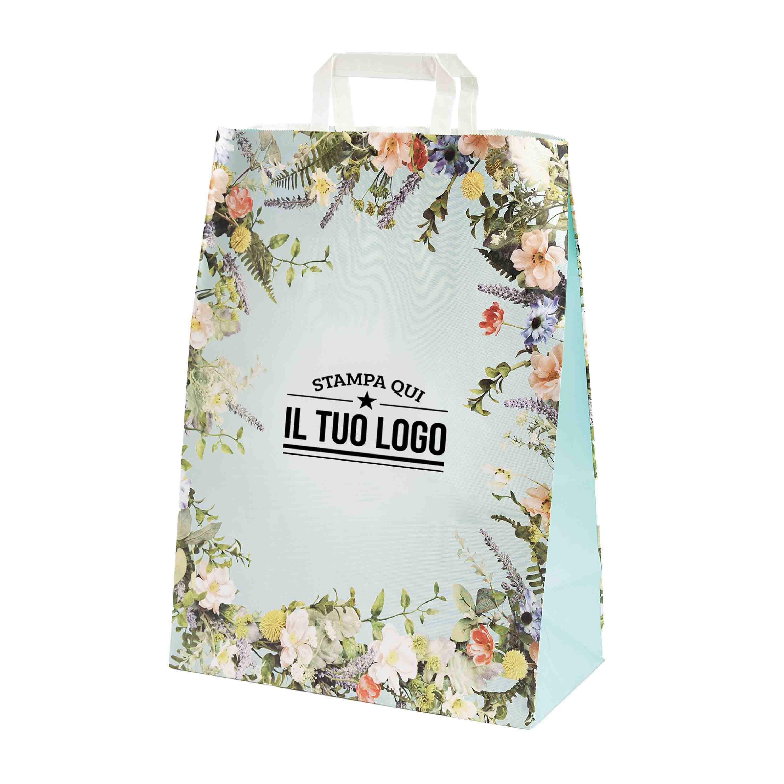 Shopper Carta Fantasia Floreale Personlizzabile - Image 18