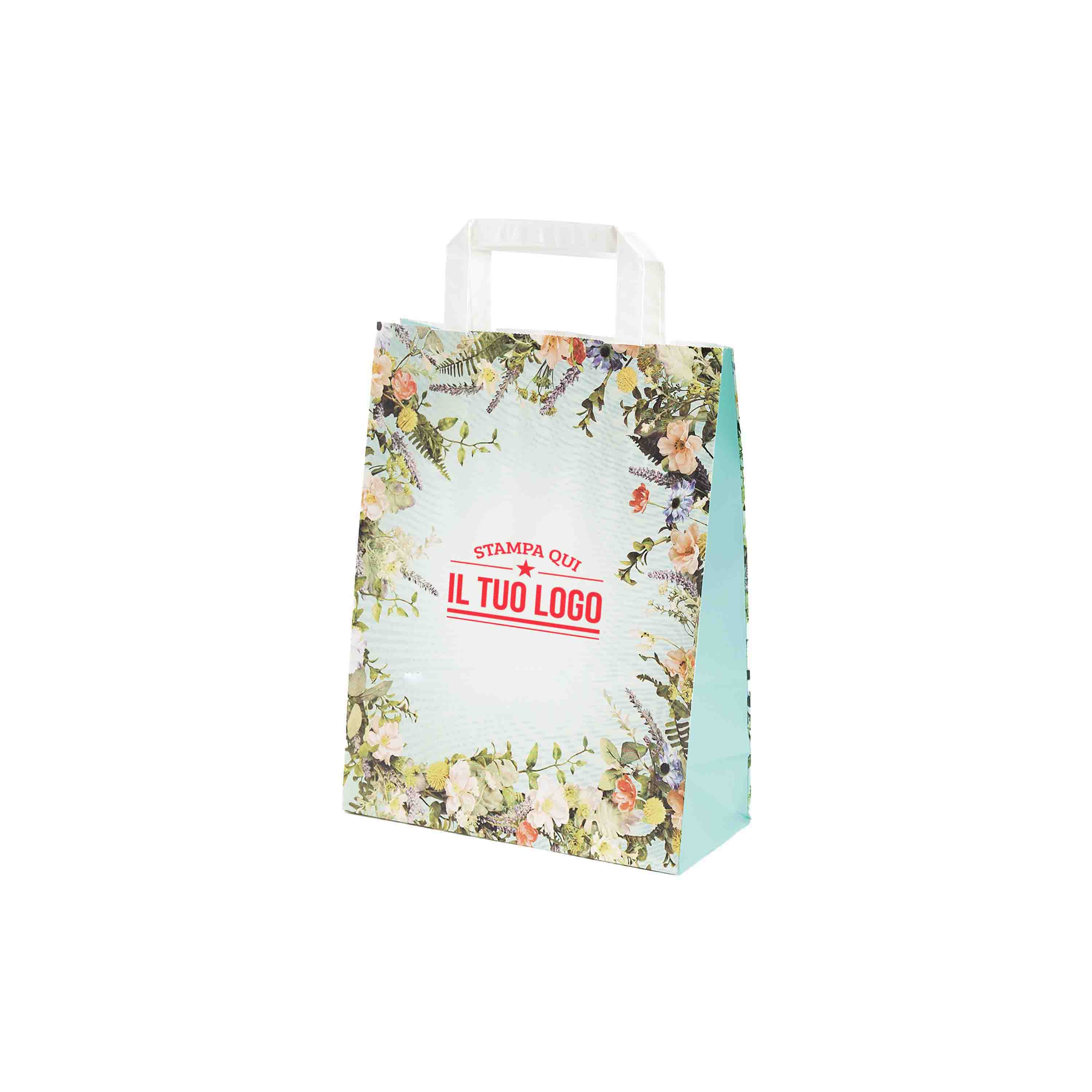 Shopper Carta Fantasia Floreale Personlizzabile - Image 19