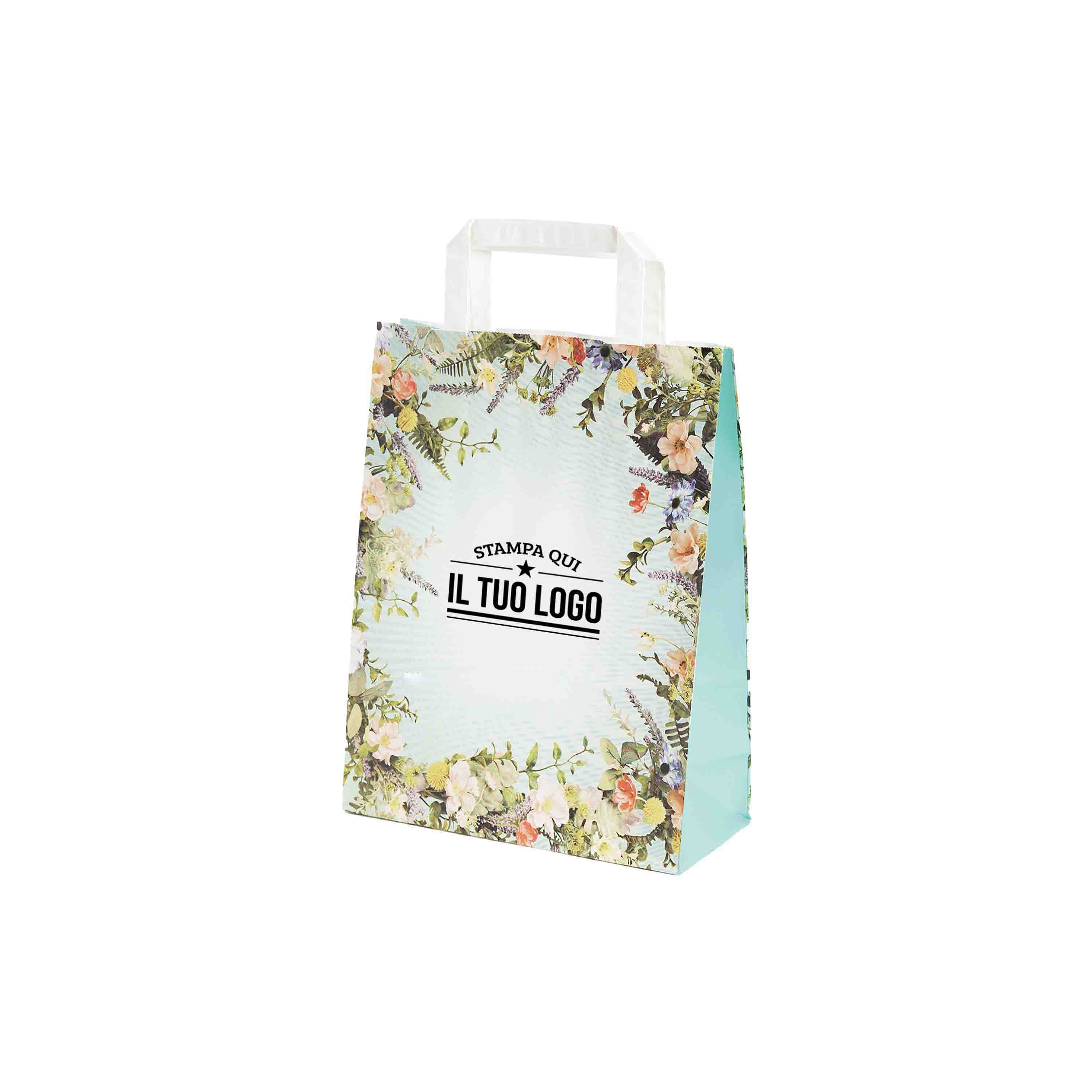 Shopper Carta Fantasia Floreale Personlizzabile - Image 20