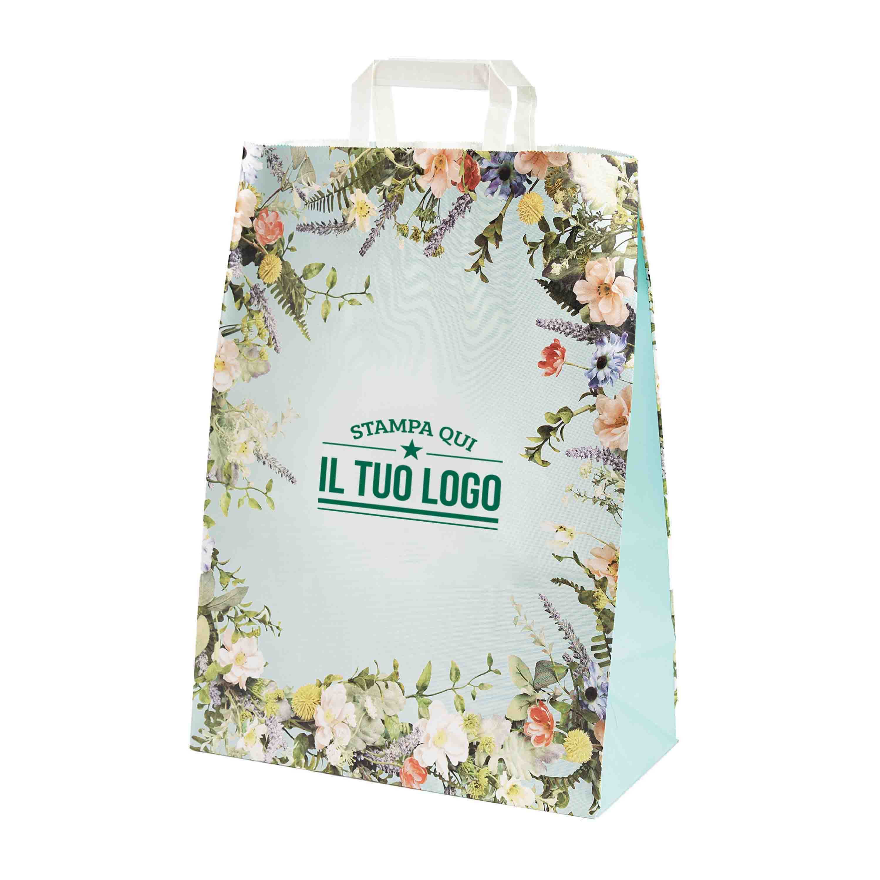 Shopper Carta Fantasia Floreale Personlizzabile - Image 22