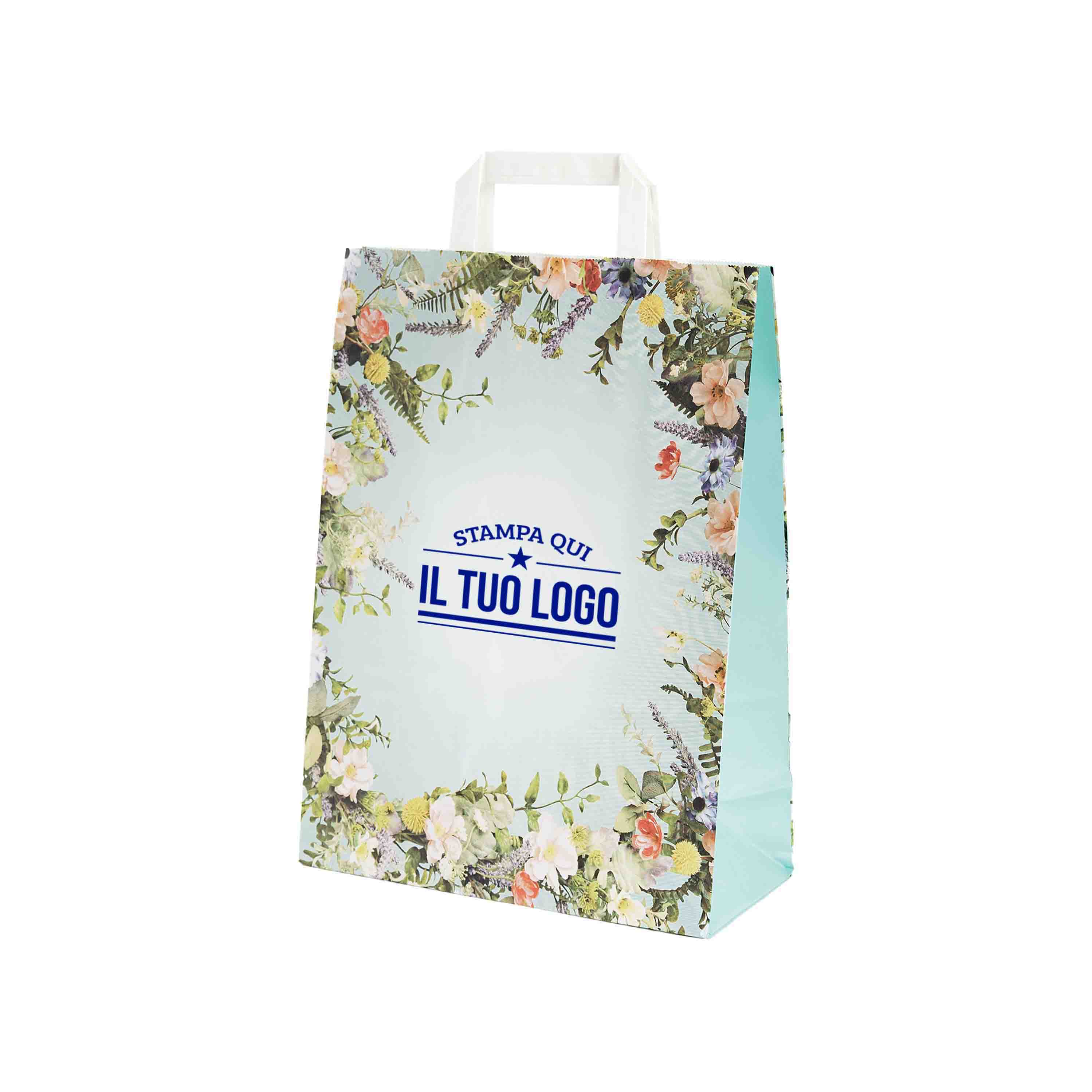 Shopper Carta Fantasia Floreale Personlizzabile - Image 23