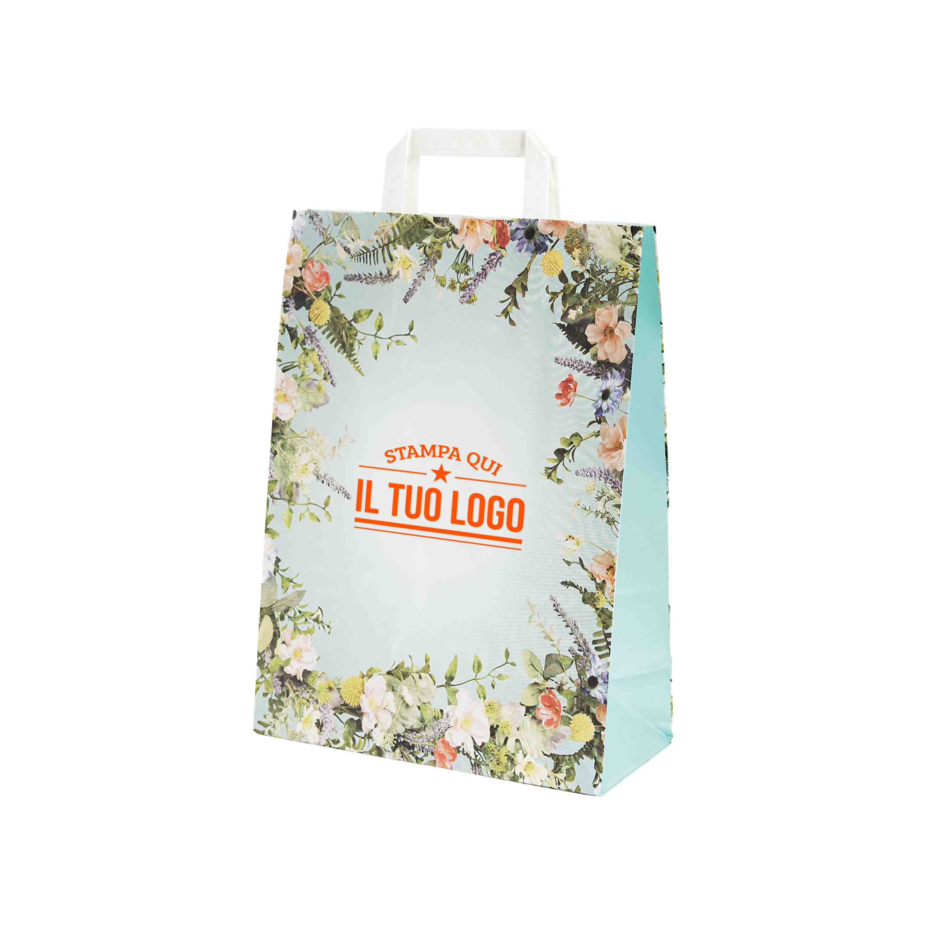 Shopper Carta Fantasia Floreale Personlizzabile - Image 24