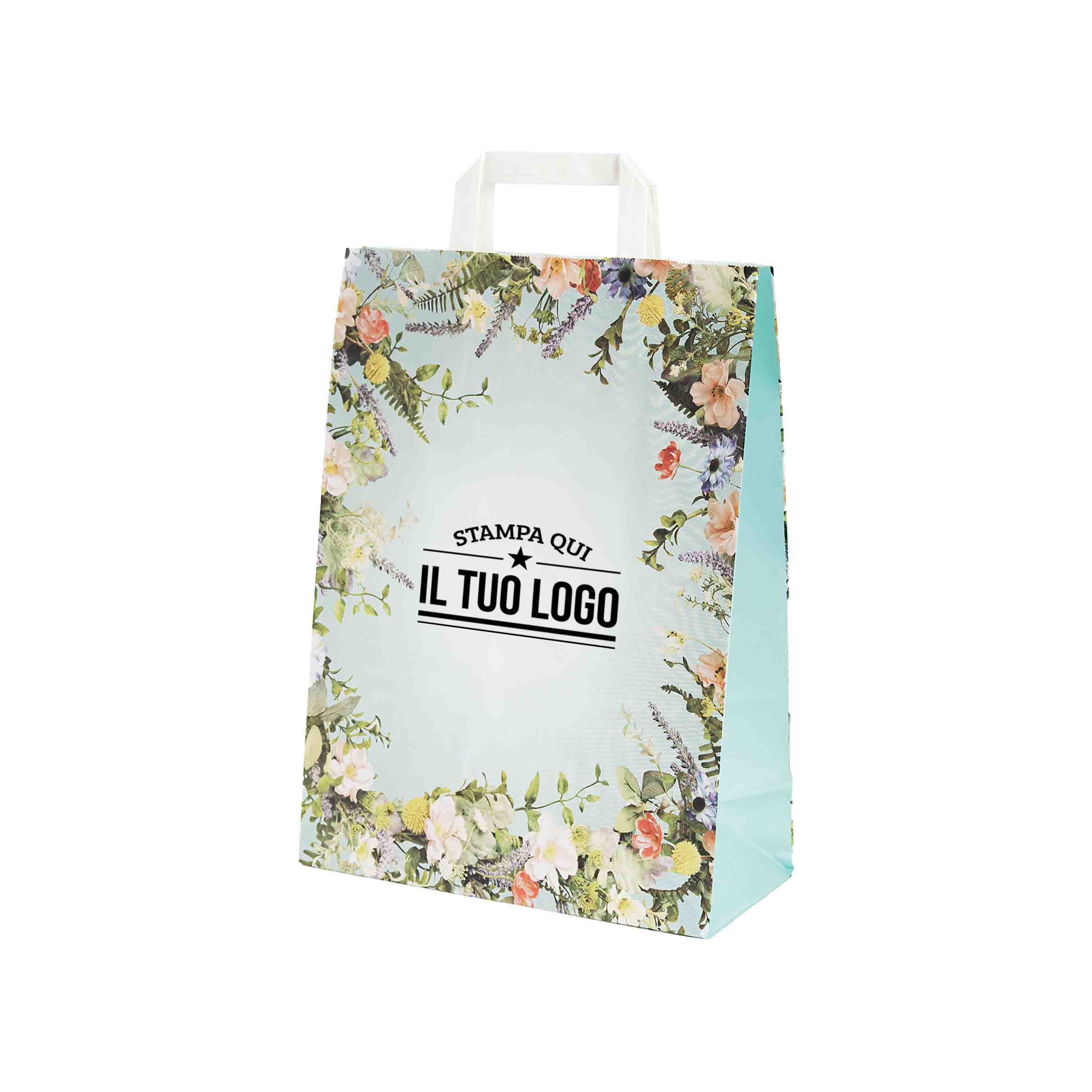 Shopper Carta Fantasia Floreale Personlizzabile - Image 25