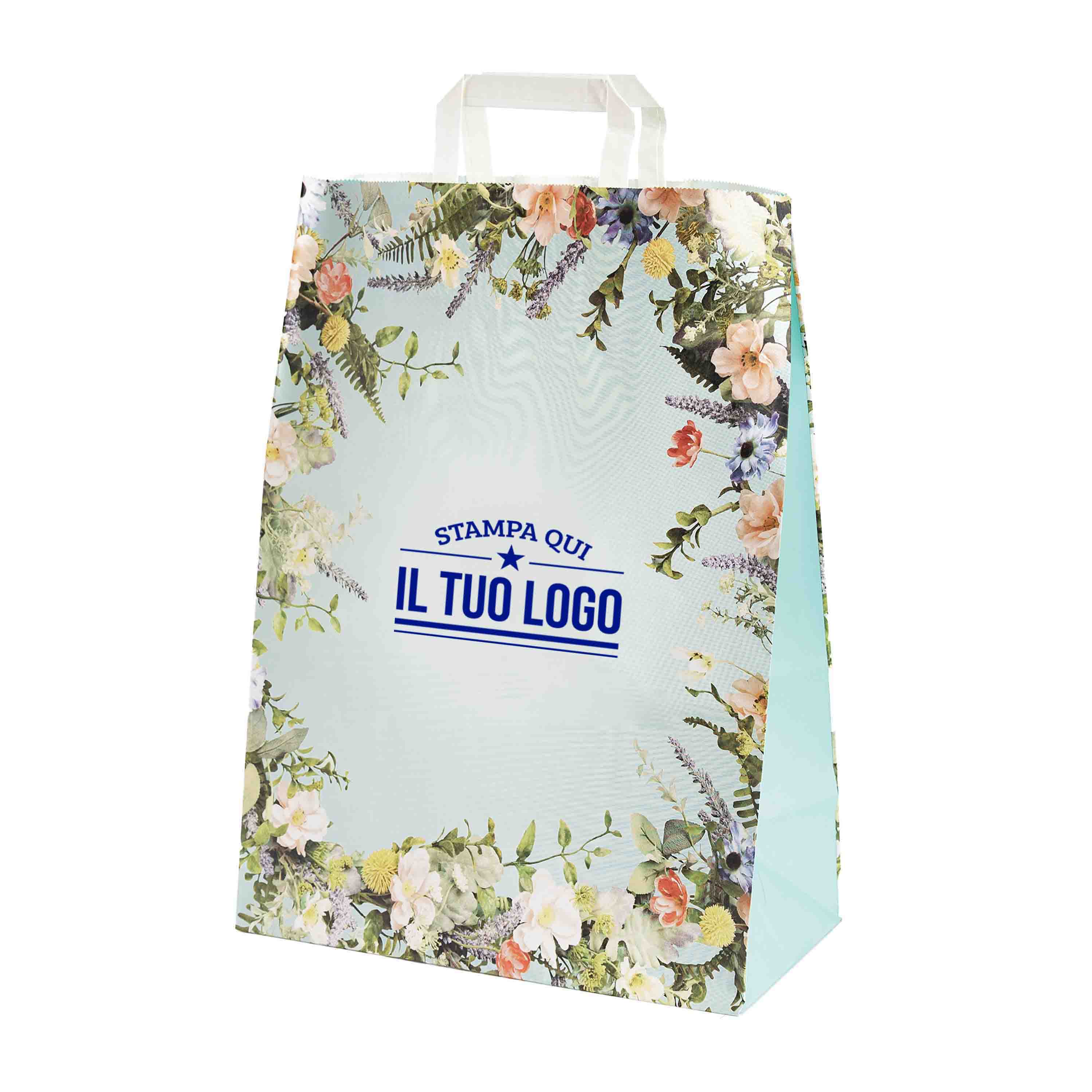 Shopper Carta Fantasia Floreale Personlizzabile - Image 26