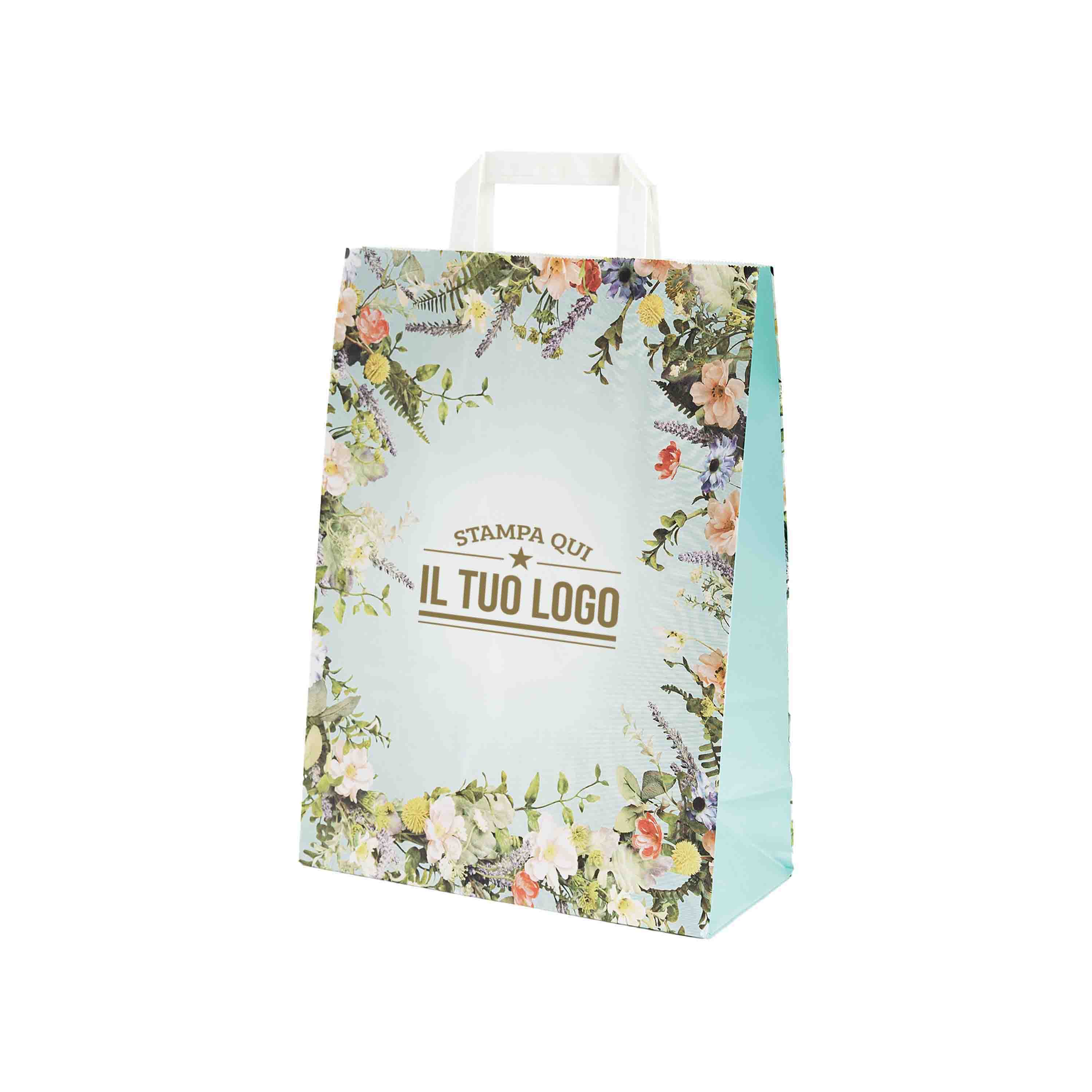 Shopper Carta Fantasia Floreale Personlizzabile - Image 28