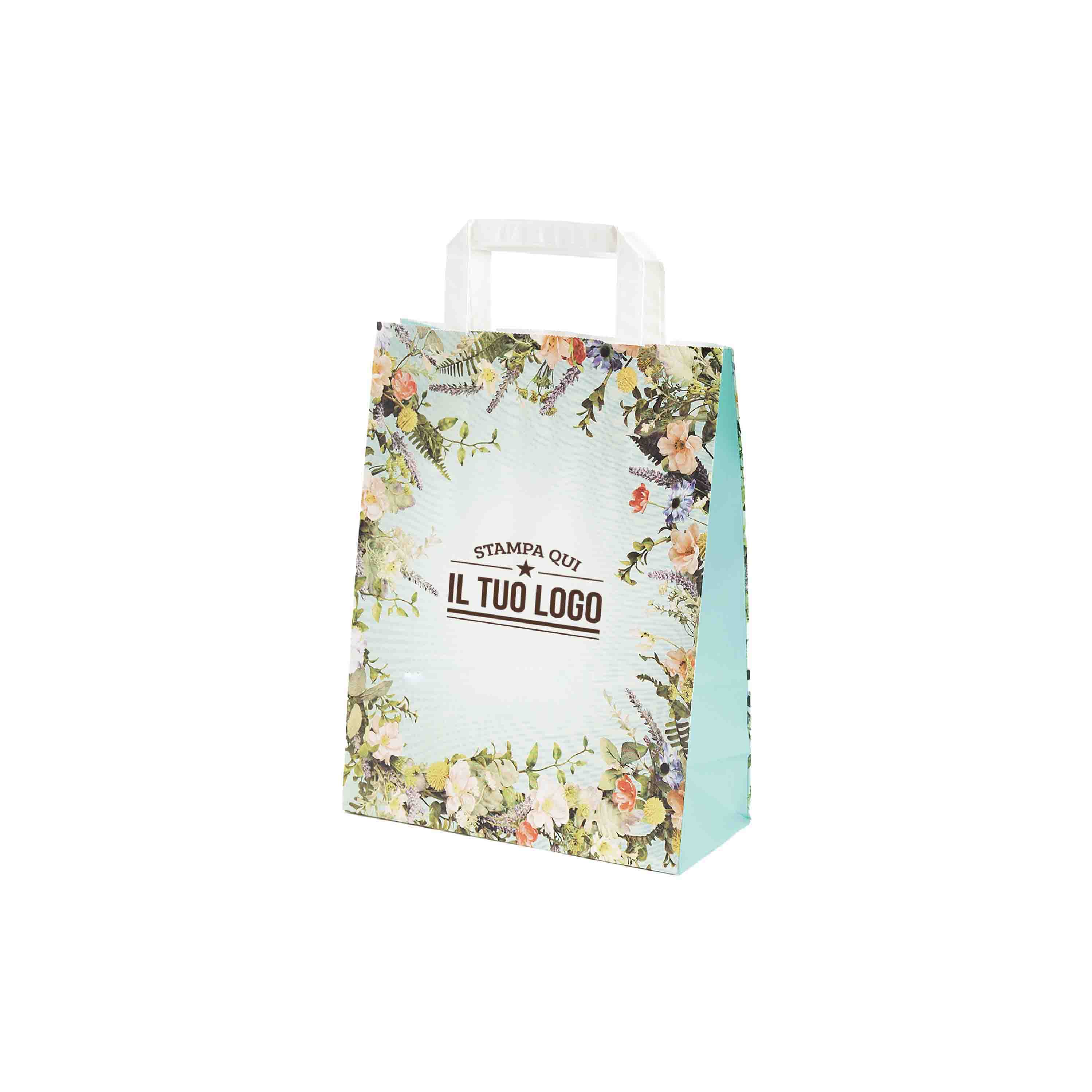 Shopper Carta Fantasia Floreale Personlizzabile - Image 31