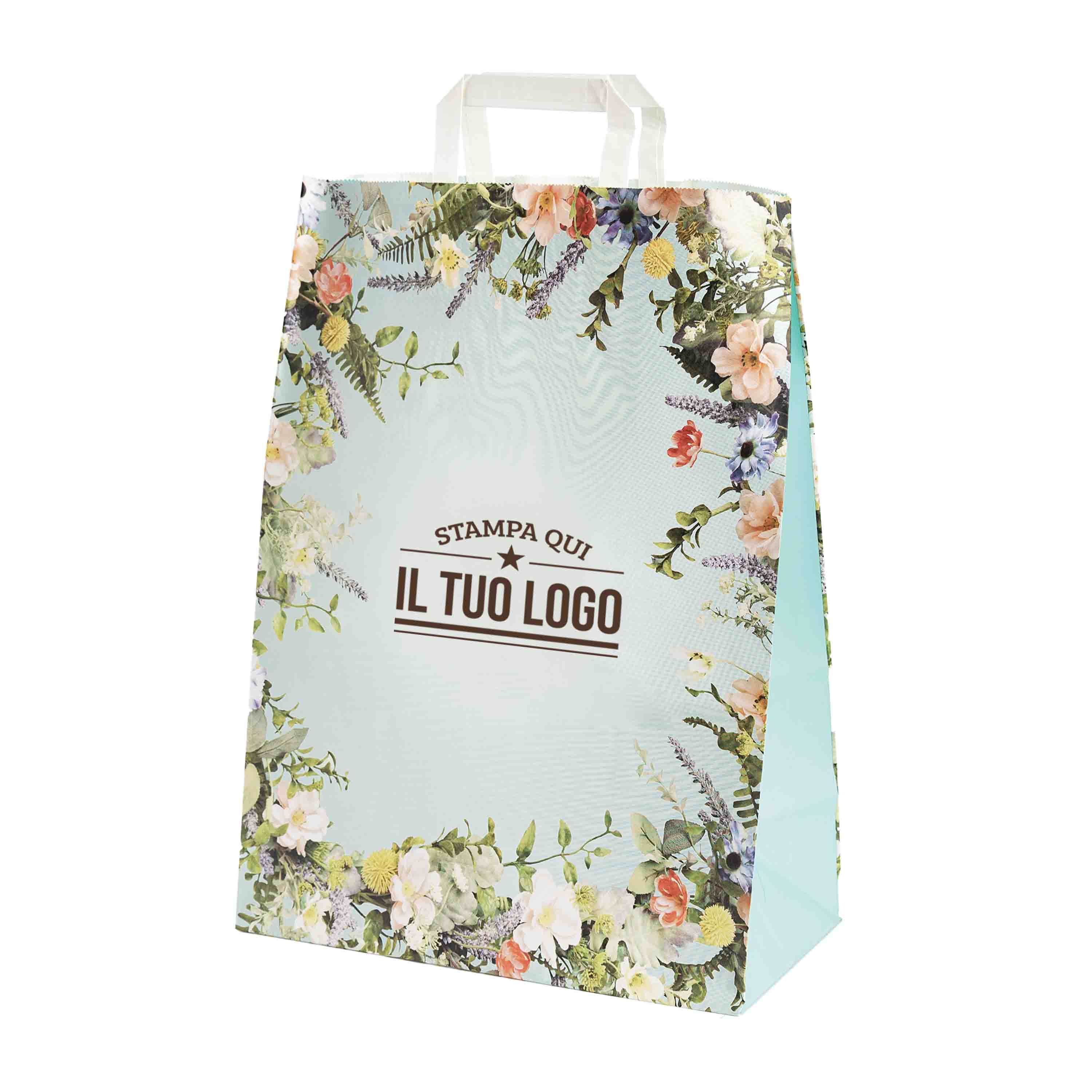 Shopper Carta Fantasia Floreale Personlizzabile - Image 32