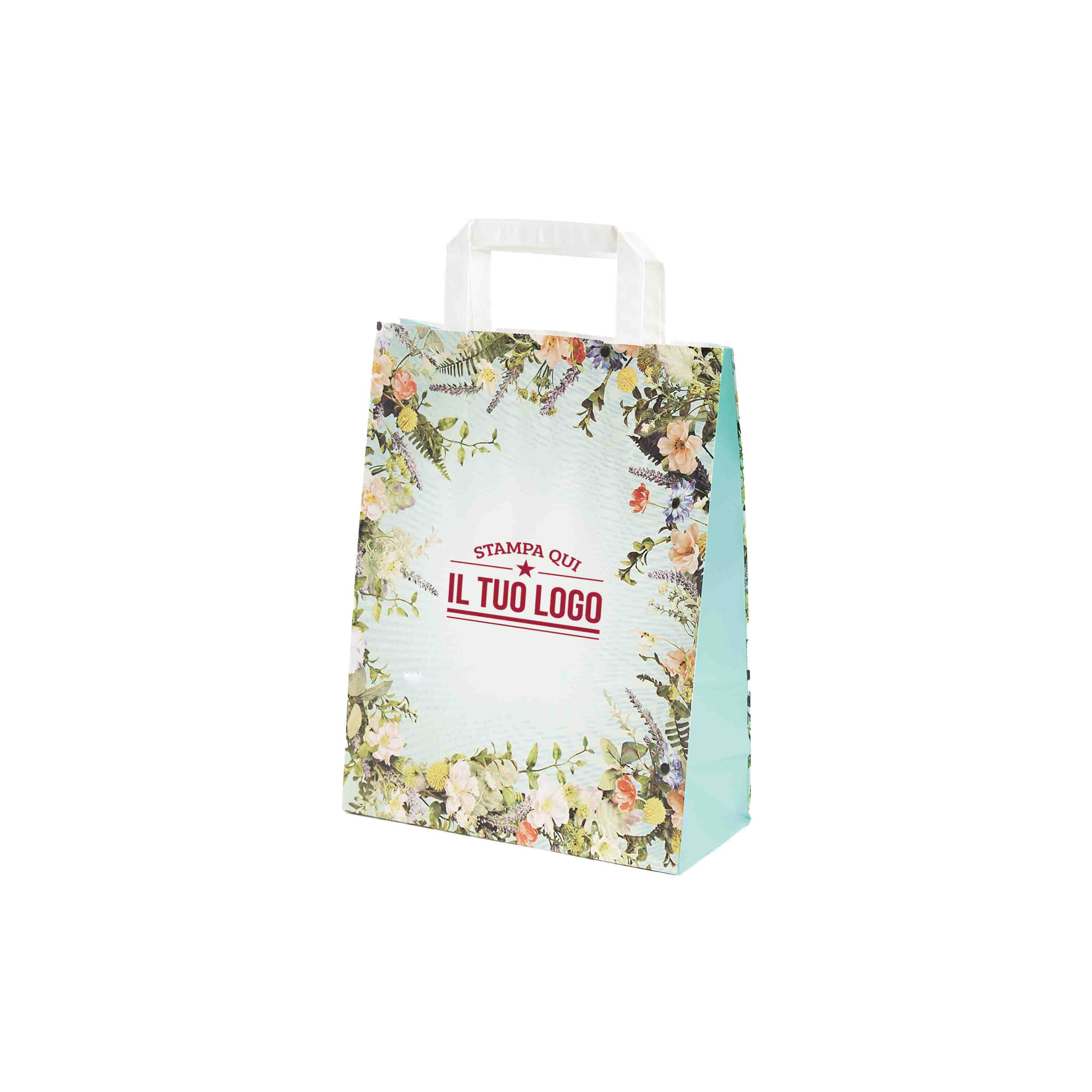 Shopper Carta Fantasia Floreale Personlizzabile - Image 33