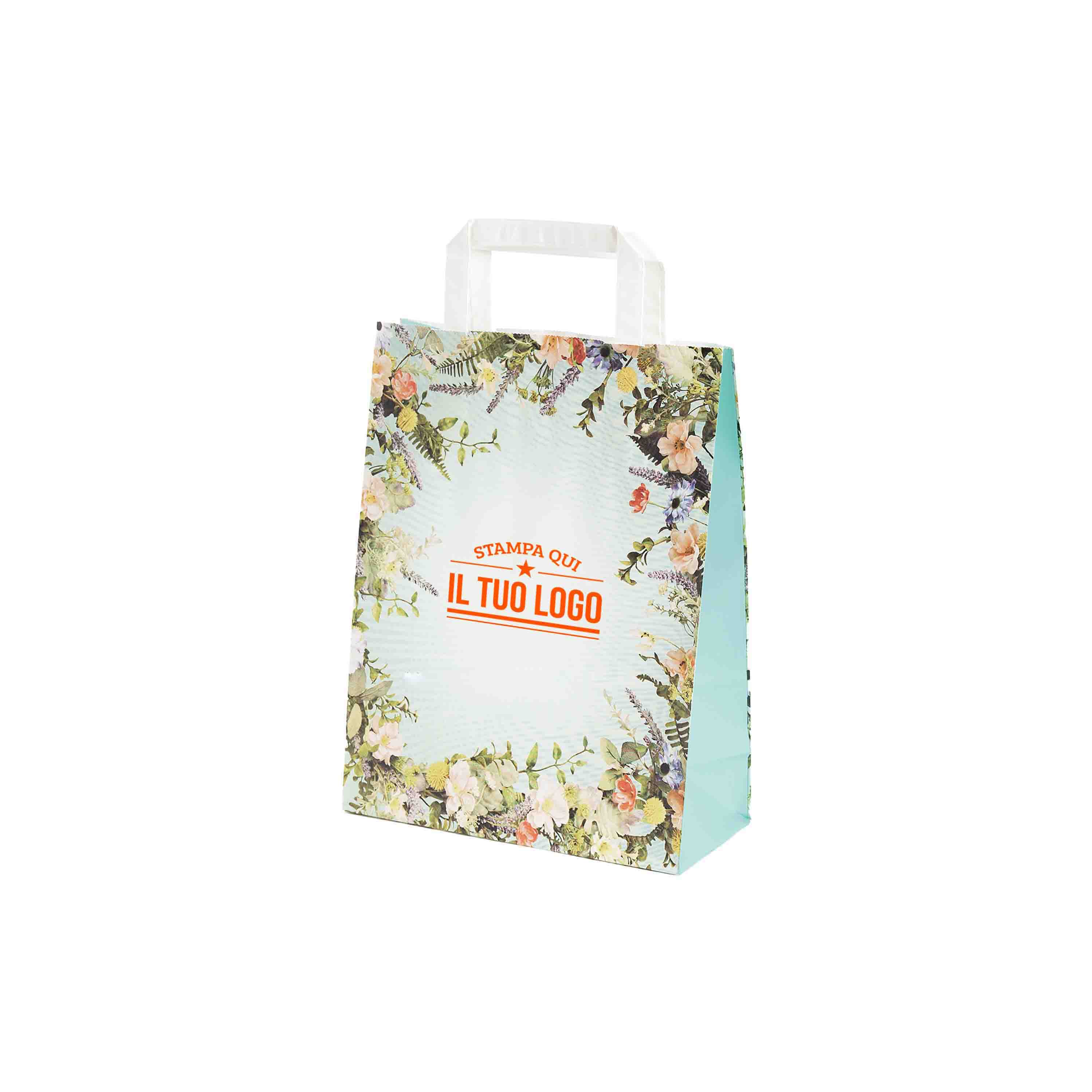 Shopper Carta Fantasia Floreale Personlizzabile - Image 6