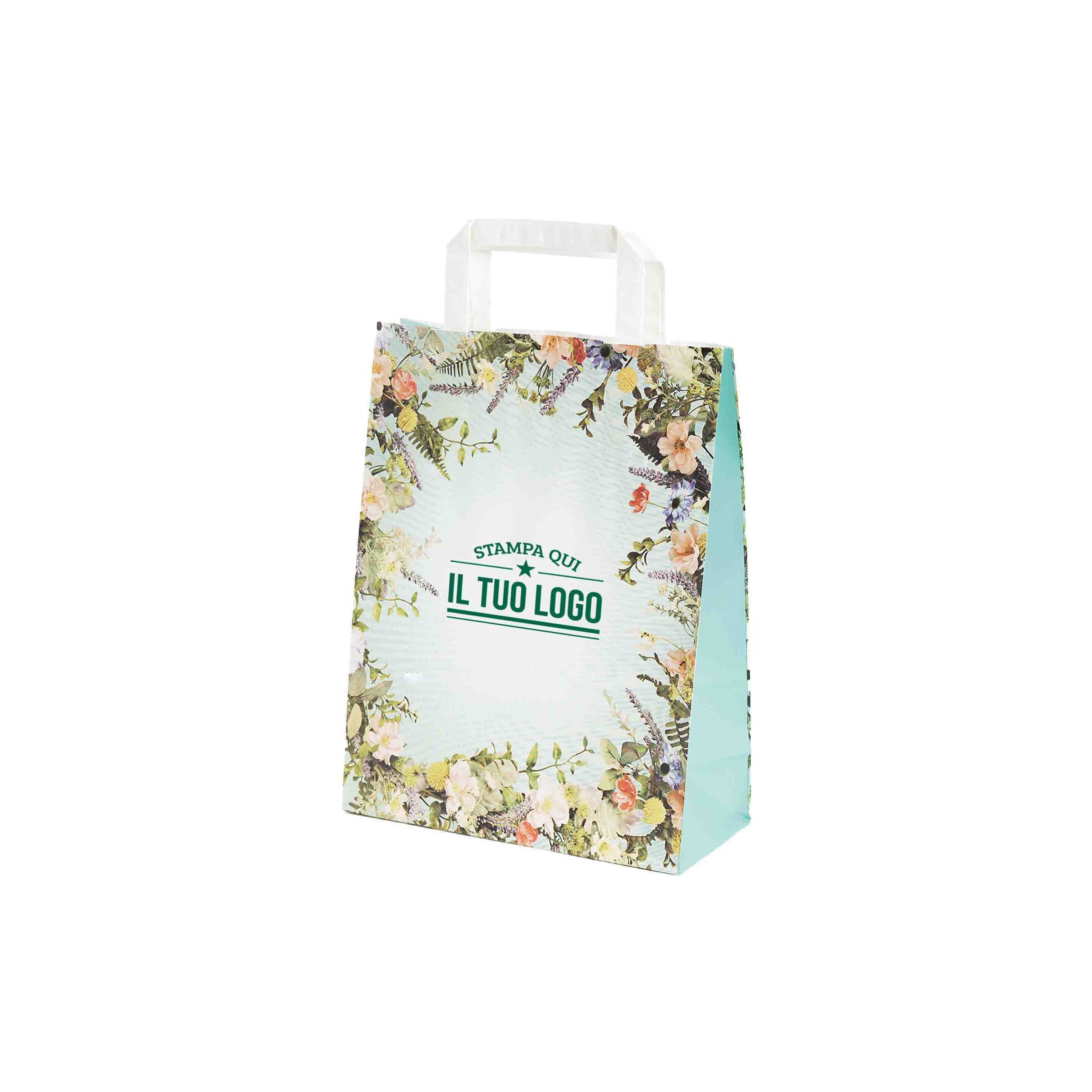 Shopper Carta Fantasia Floreale Personlizzabile - Image 7