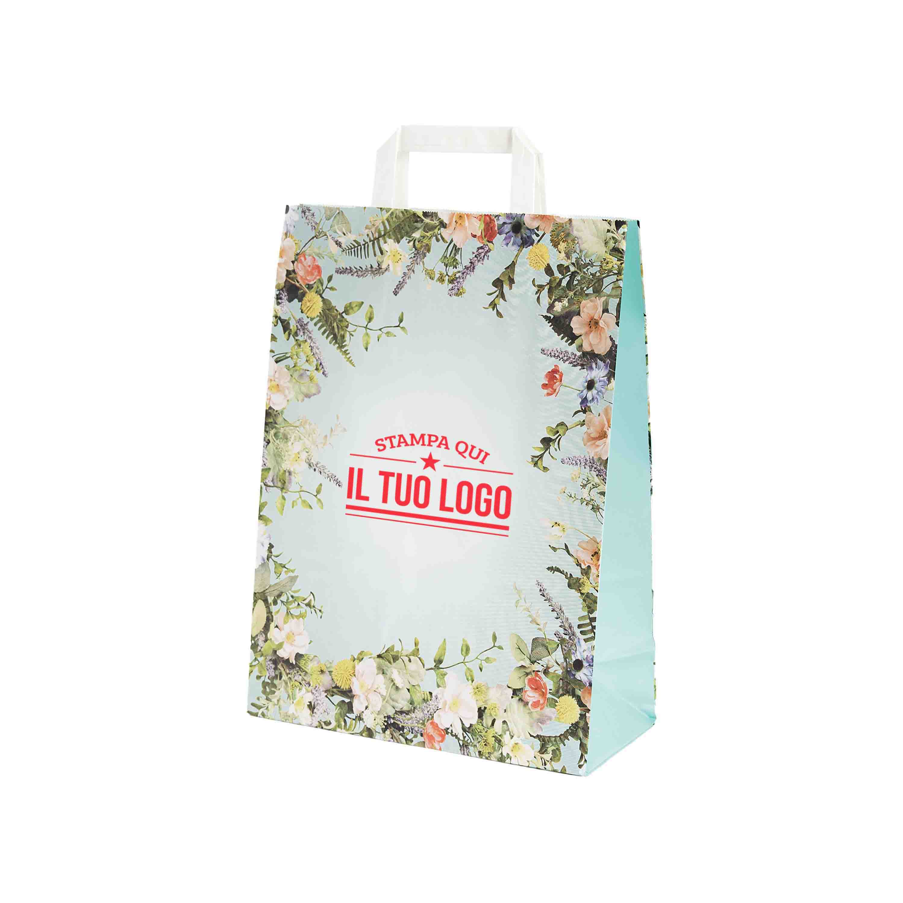 Shopper Carta Fantasia Floreale Personlizzabile - Image 8