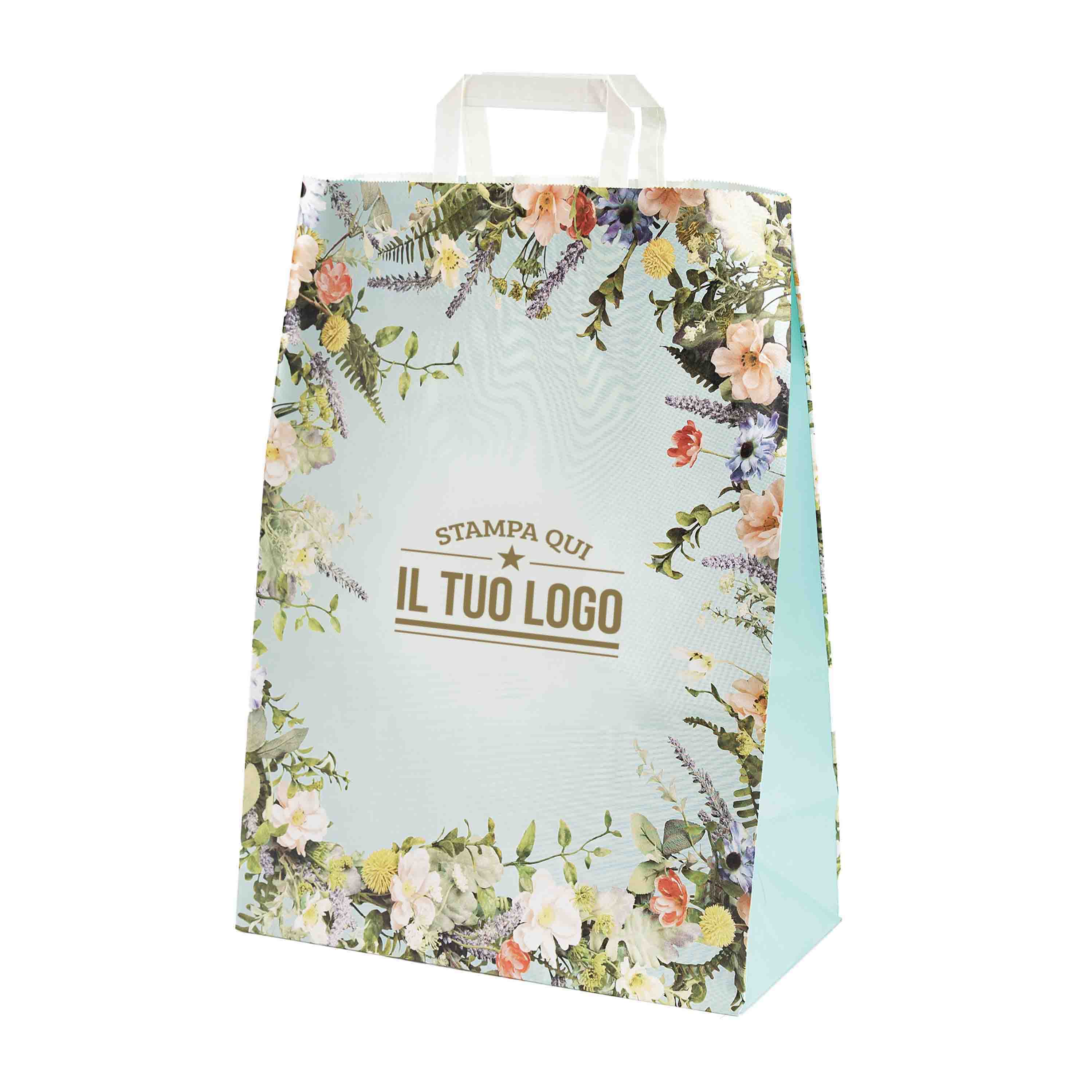 Shopper Carta Fantasia Floreale Personlizzabile - Image 9