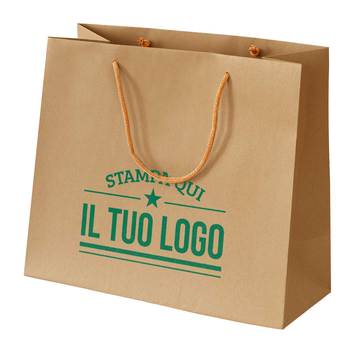 Shopper Carta Green Personalizzata manico in carta - Image 7