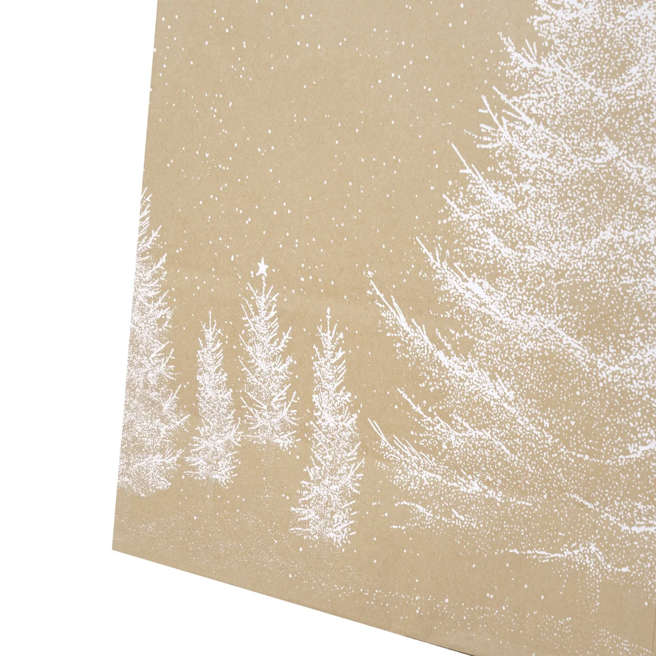 Shopper Carta Kraft Bianco Natale - Image 9