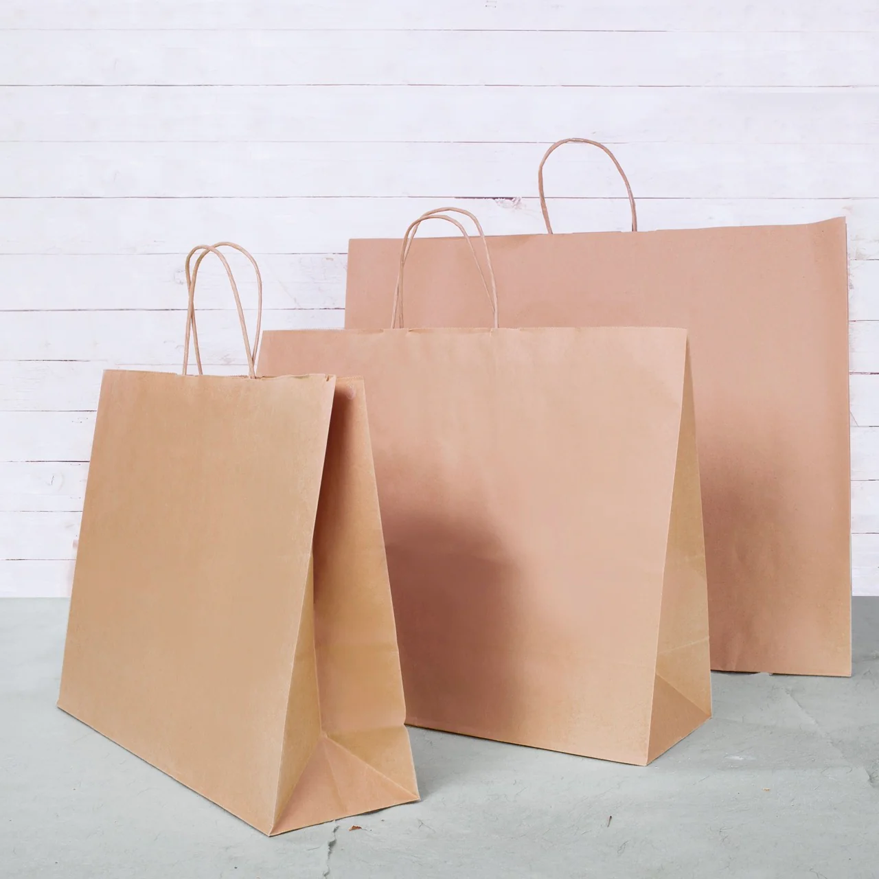 Shopper Carta Kraft cordino Avana - Image 2