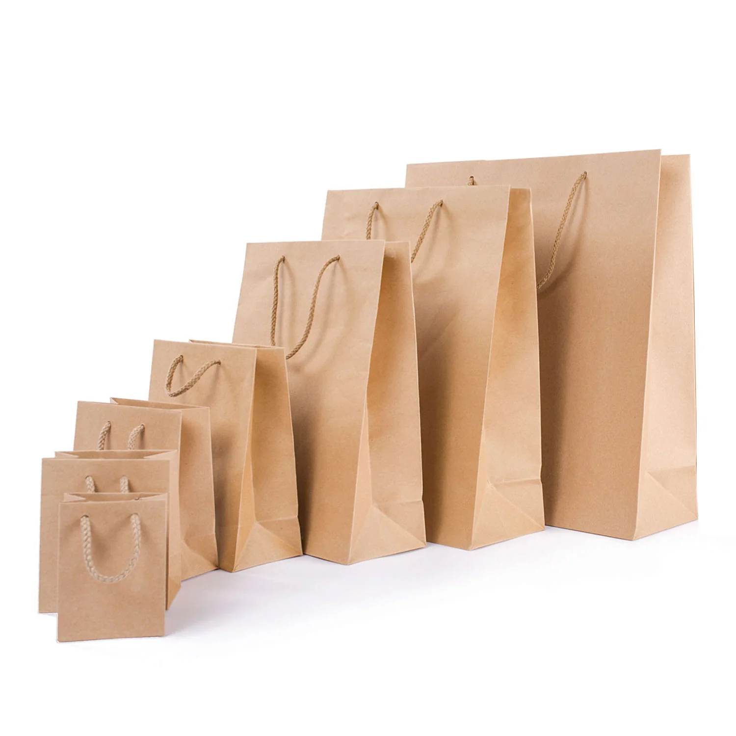 Shopper Carta Kraft Lusso Avana - Image 2