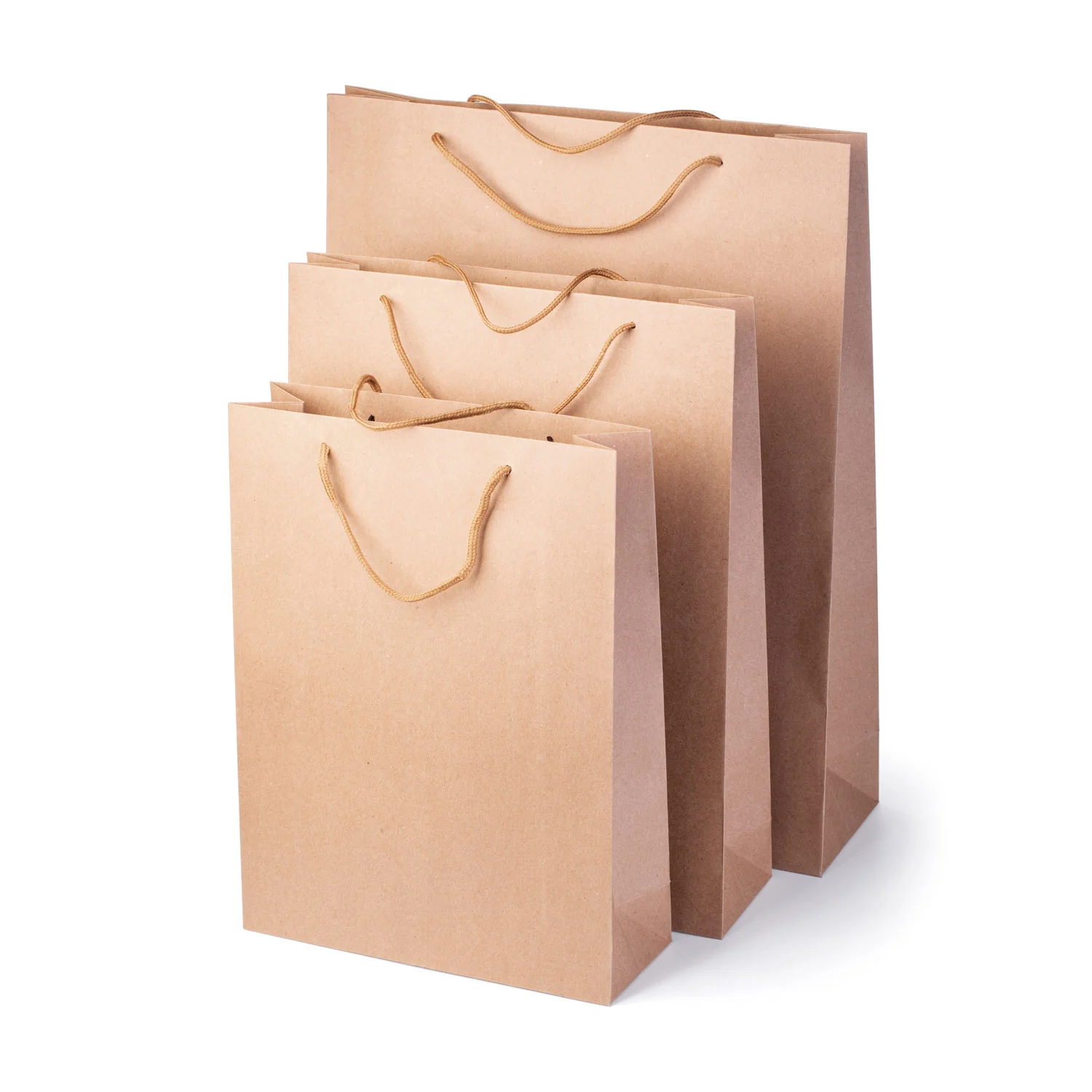 Shopper Carta Kraft Lusso Avana - Image 3