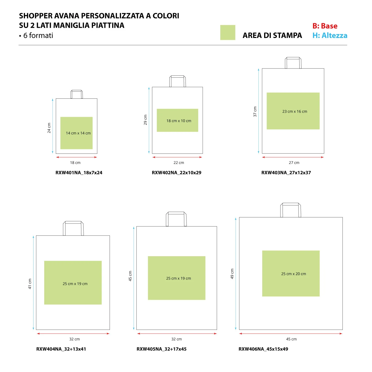 Shopper Carta Logo a Colori 1-2 Lati Piattina - Image 3