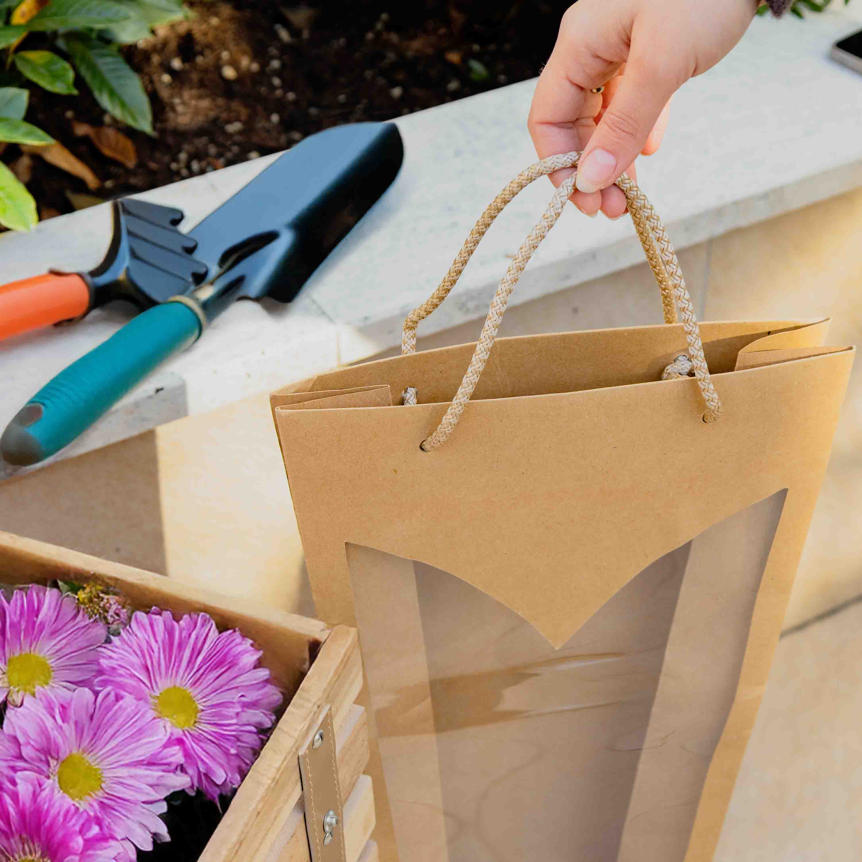 Shopper Carta Orchidea 170gr - Image 3