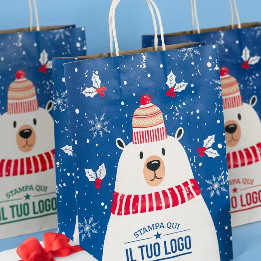 Shopper carta Orsetto Natale Personalizzata - Image 3