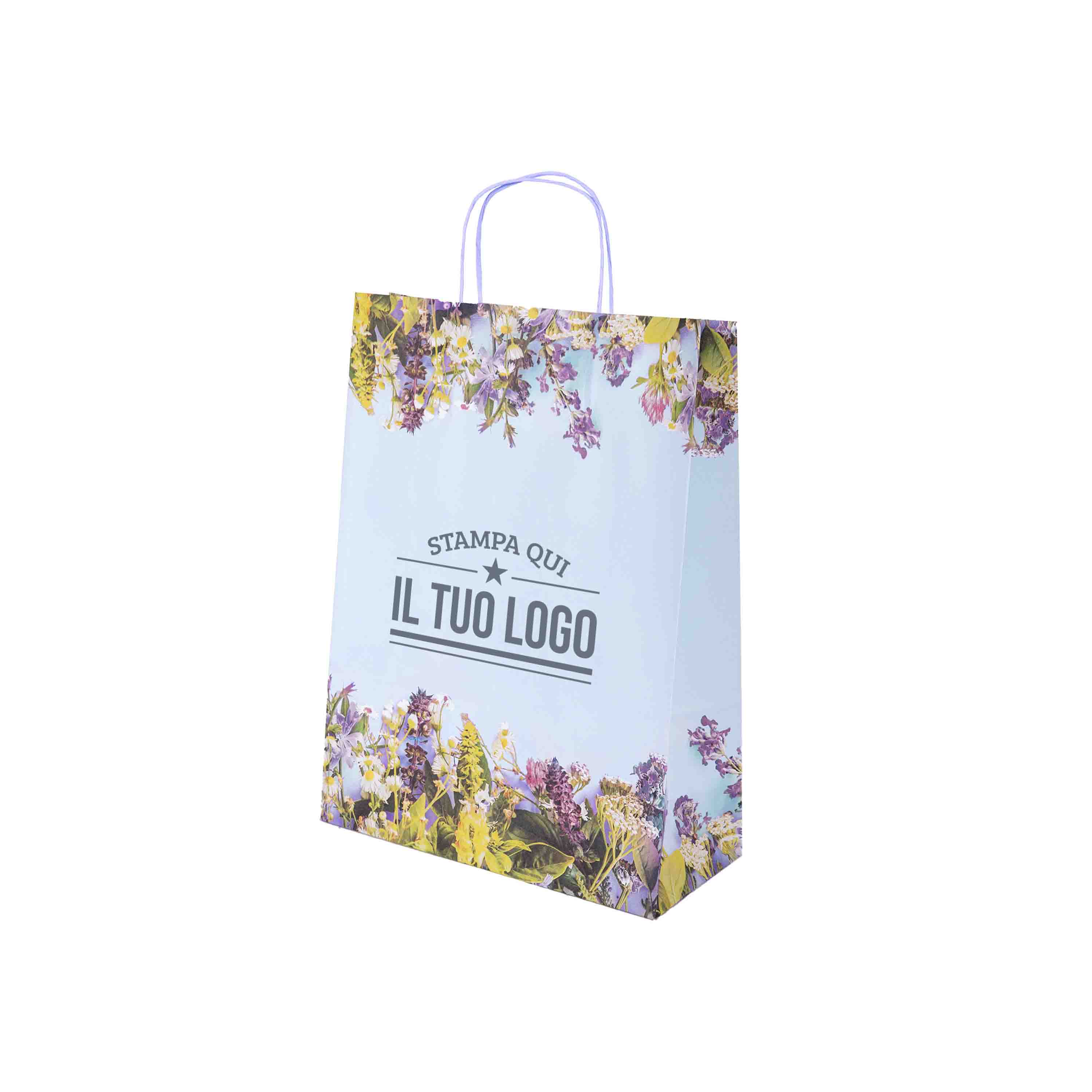 Shopper Carta Provenza colorate Personalizzabili