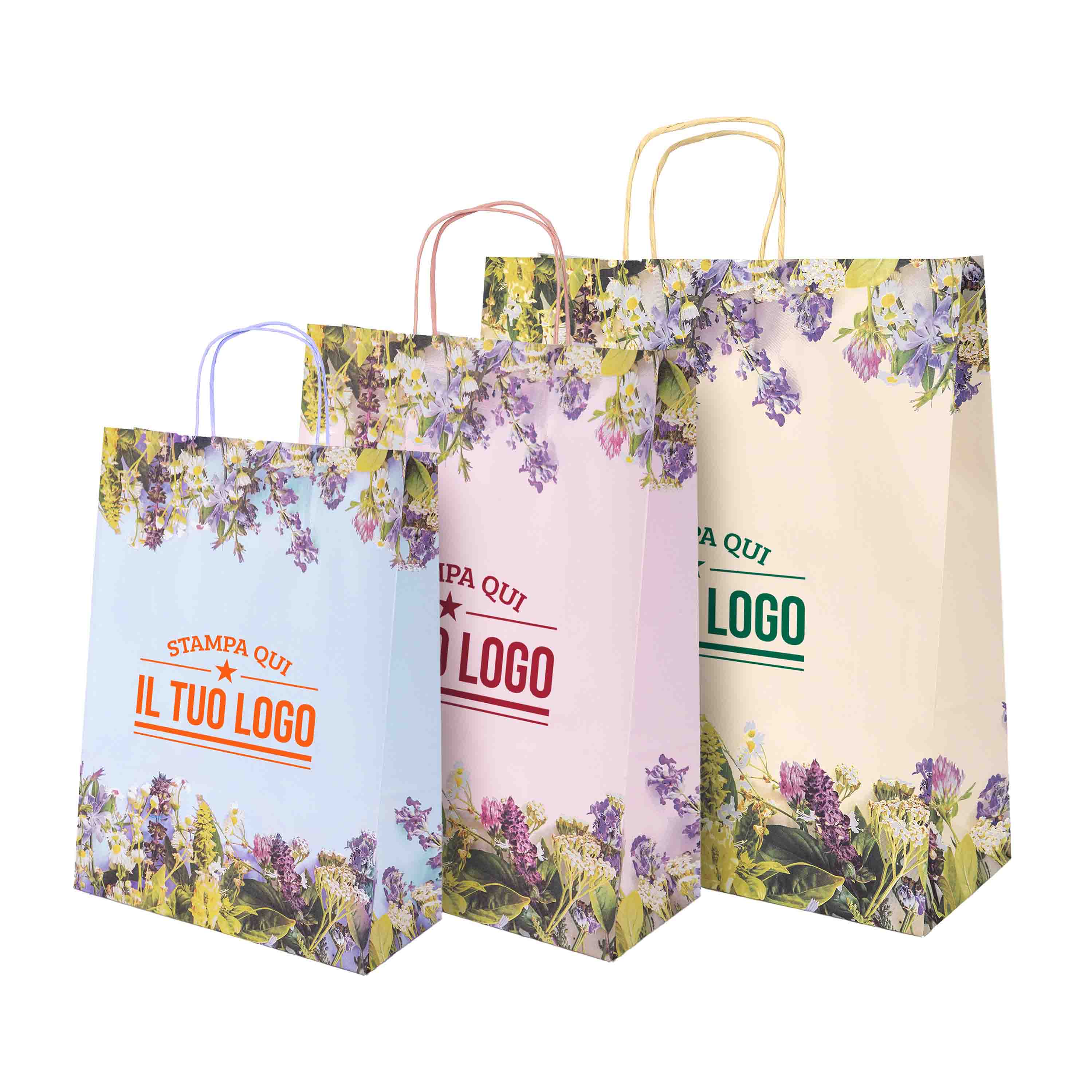 Shopper Carta Provenza colorate Personalizzabili - Image 3