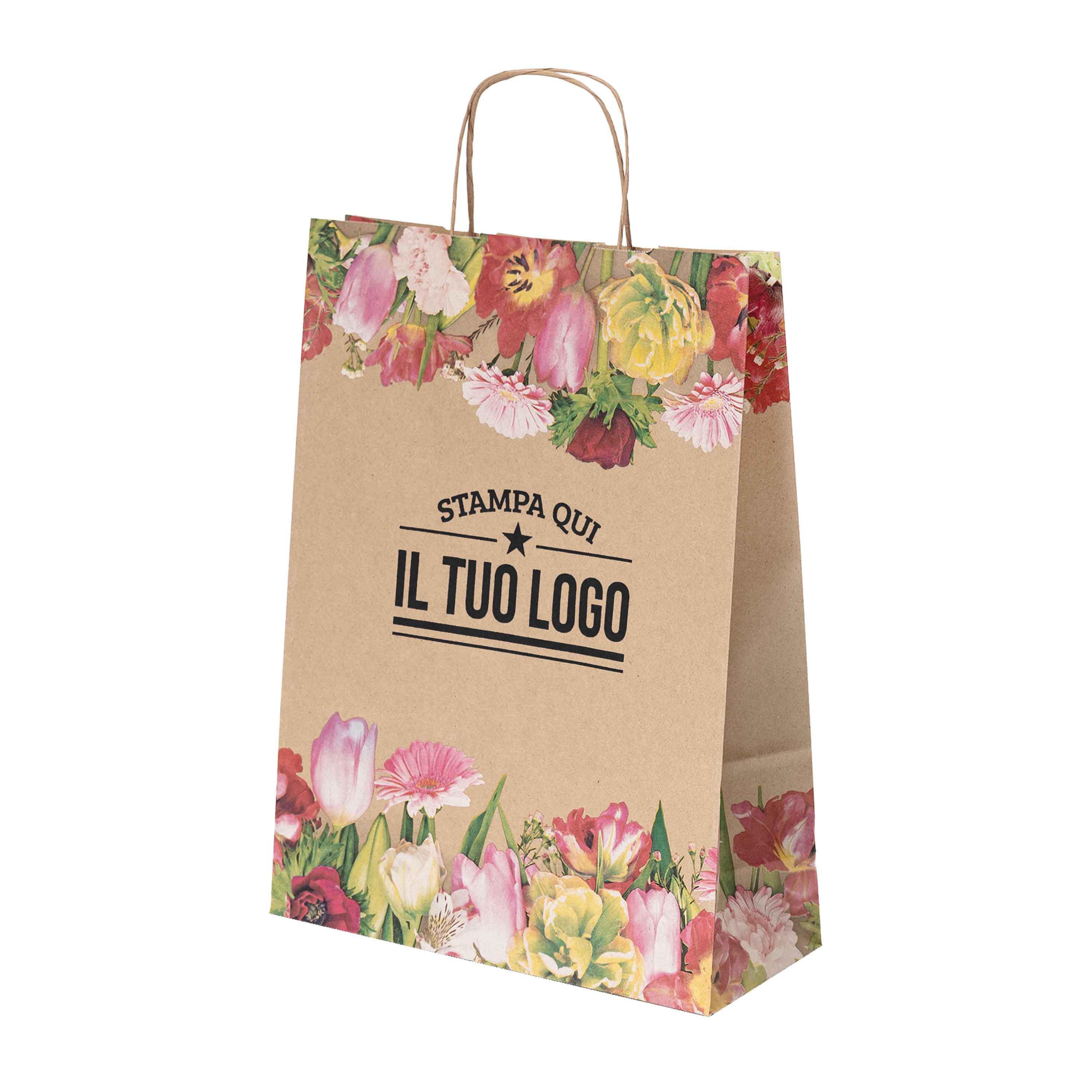 Buste Shopper Carta Fiori Personalizzabili - Image 10