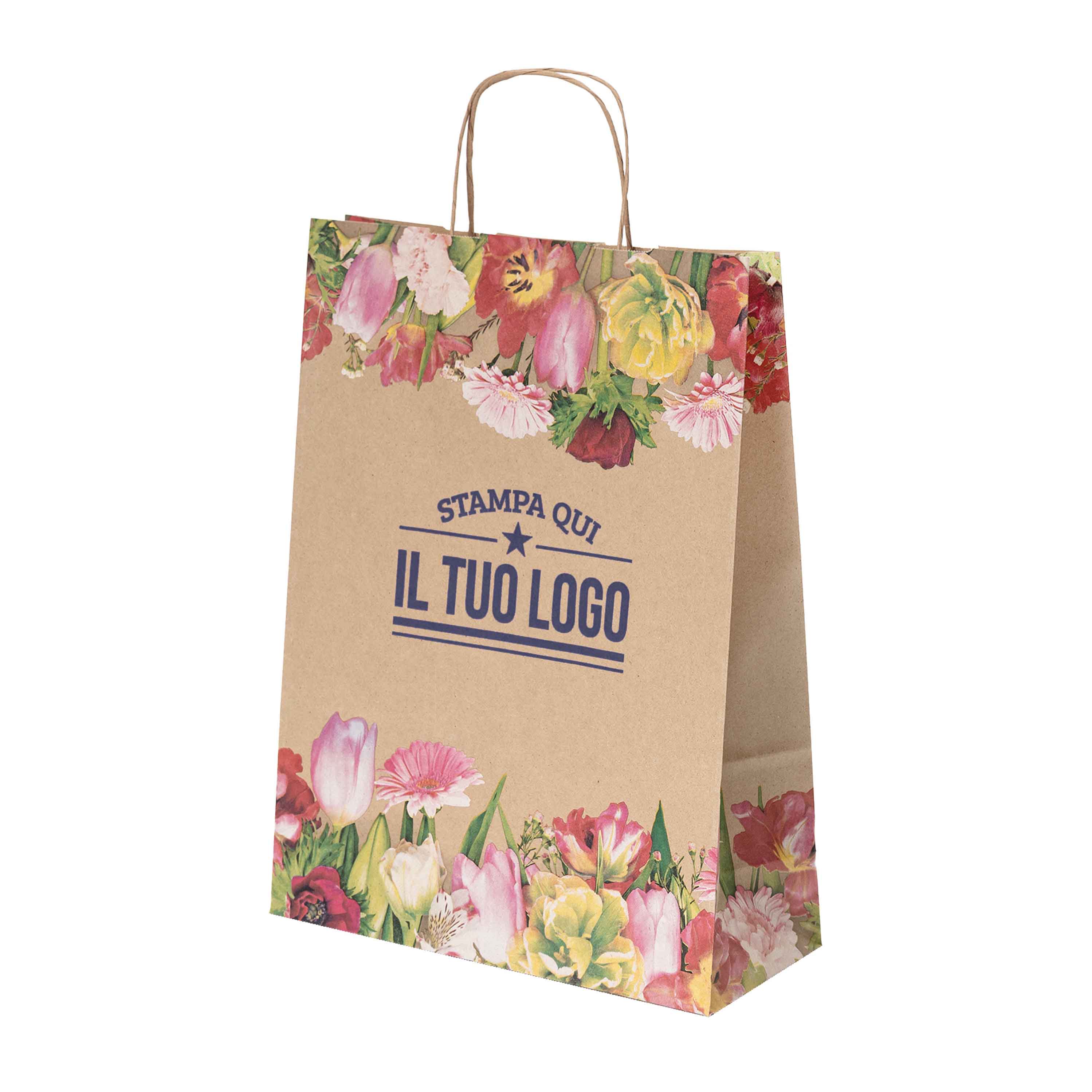 Buste Shopper Carta Fiori Personalizzabili - Image 6