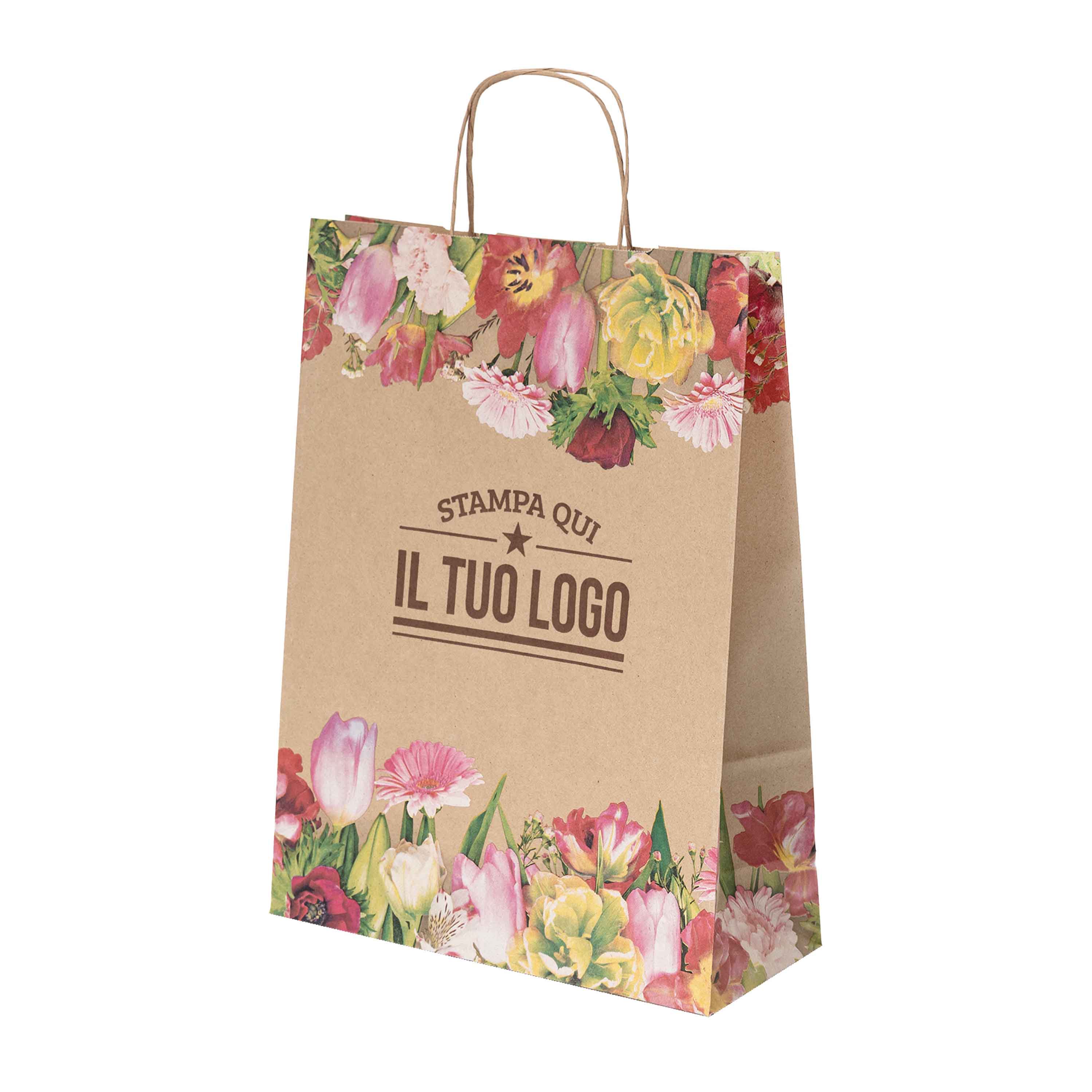 Buste Shopper Carta Fiori Personalizzabili - Image 7