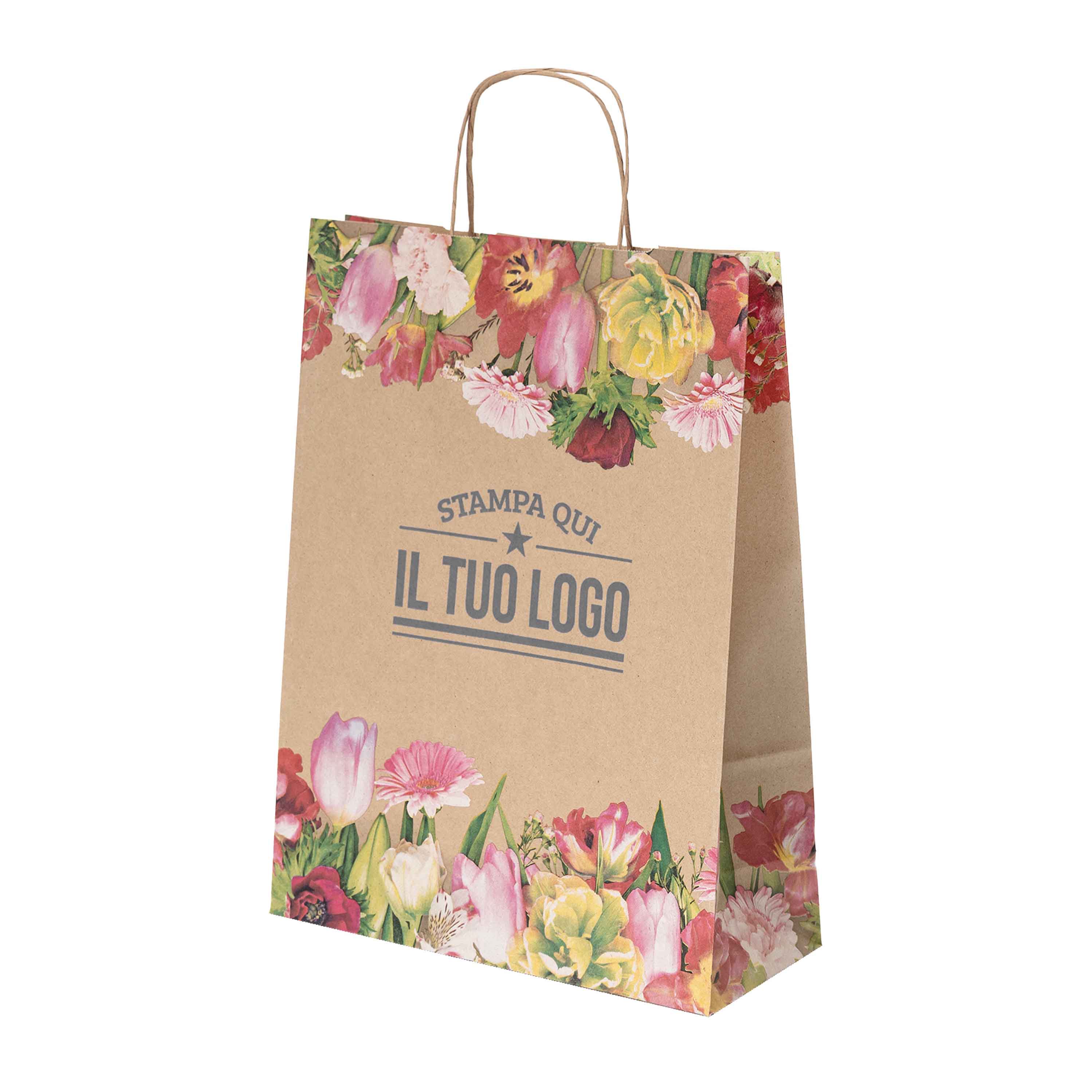 Buste Shopper Carta Fiori Personalizzabili - Image 9