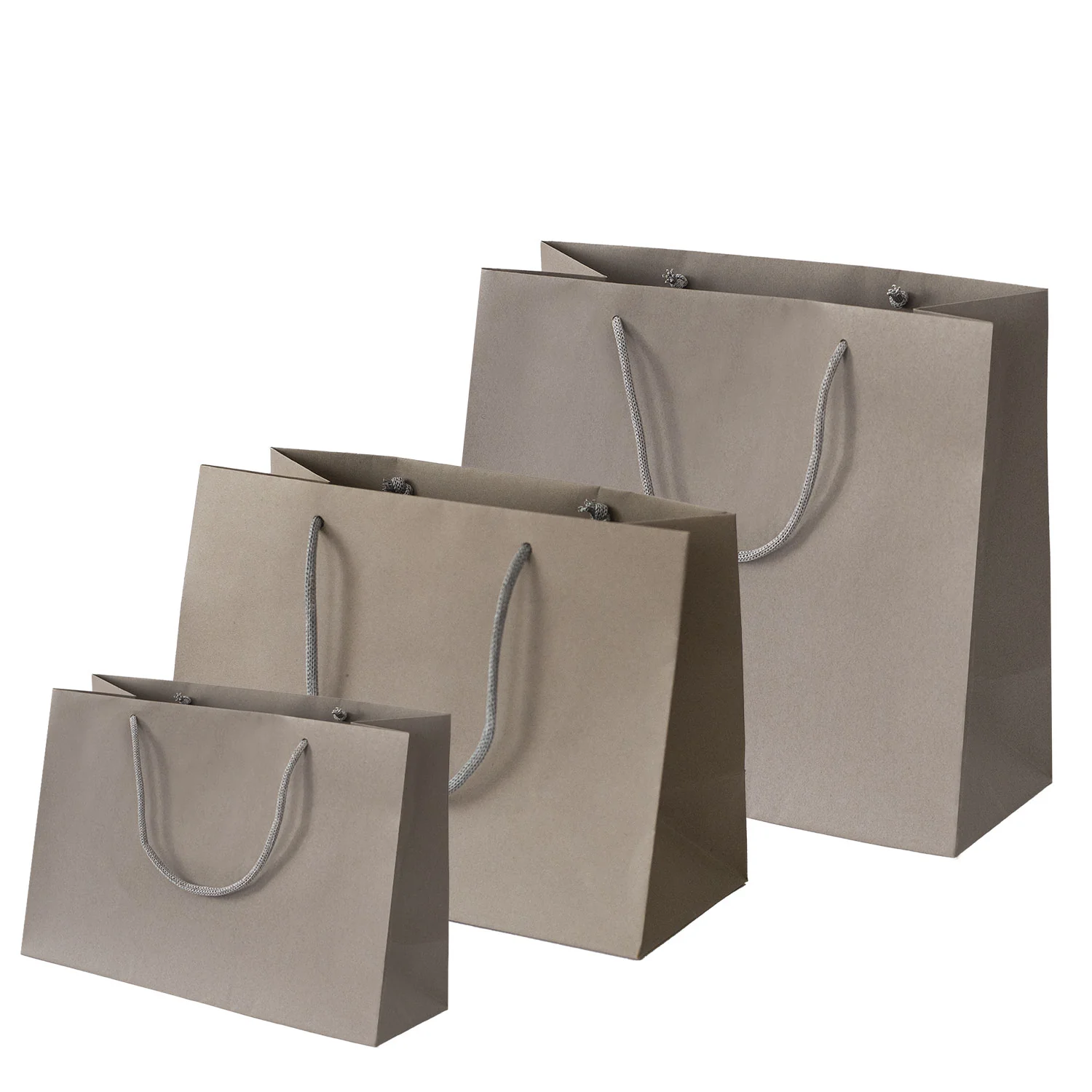 Shopper Carta Riciclata manico in carta Naturale - Image 2