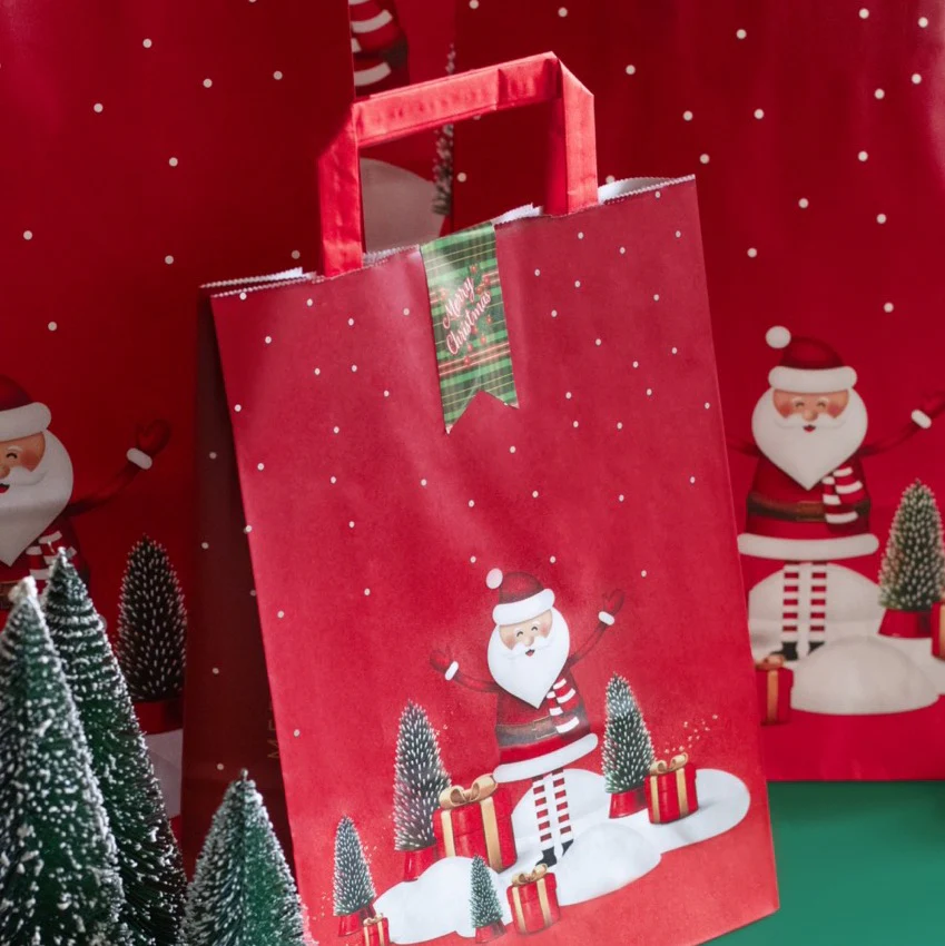 Shopper Natalizia Fantasia Santa Claus - Image 3