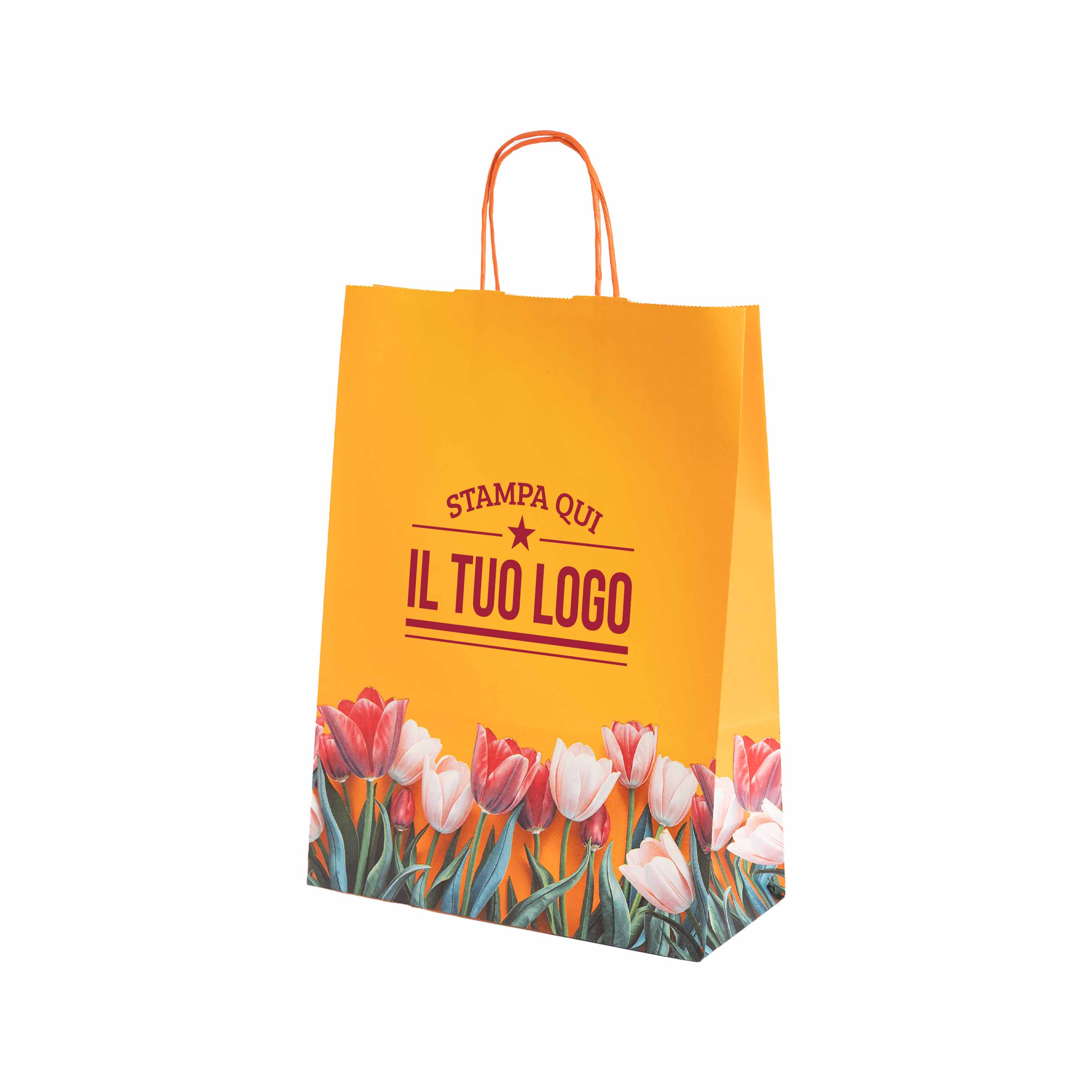Shopper carta Tulipano Personalizzabile con cordino - Image 16