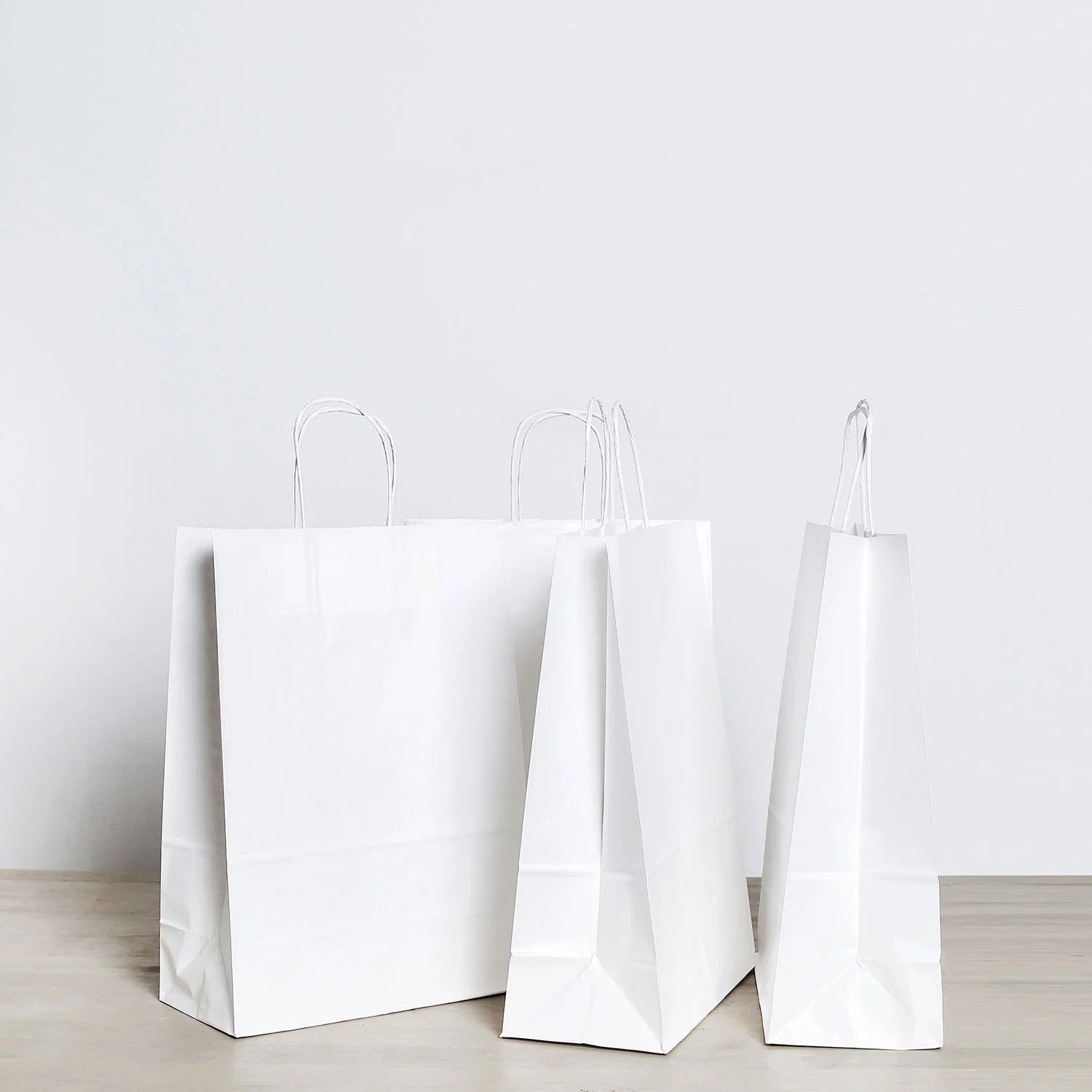 Shopper Carta White Manico in Cordino - Image 6