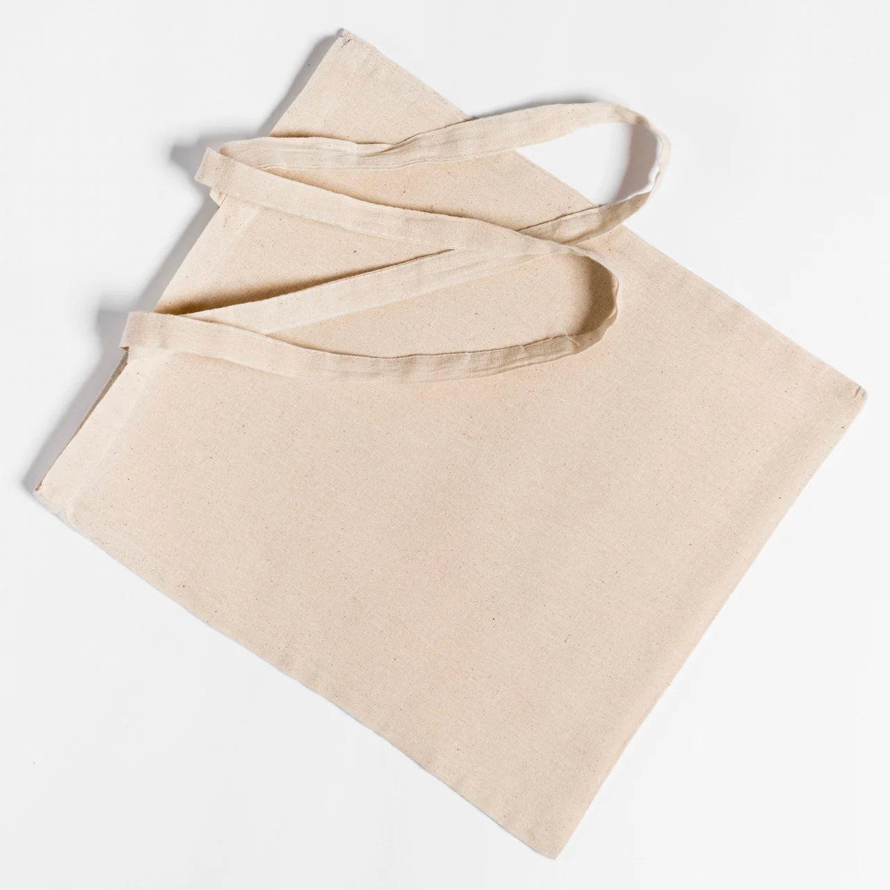 Shopper Cotone manico lungo Naturale - Image 2