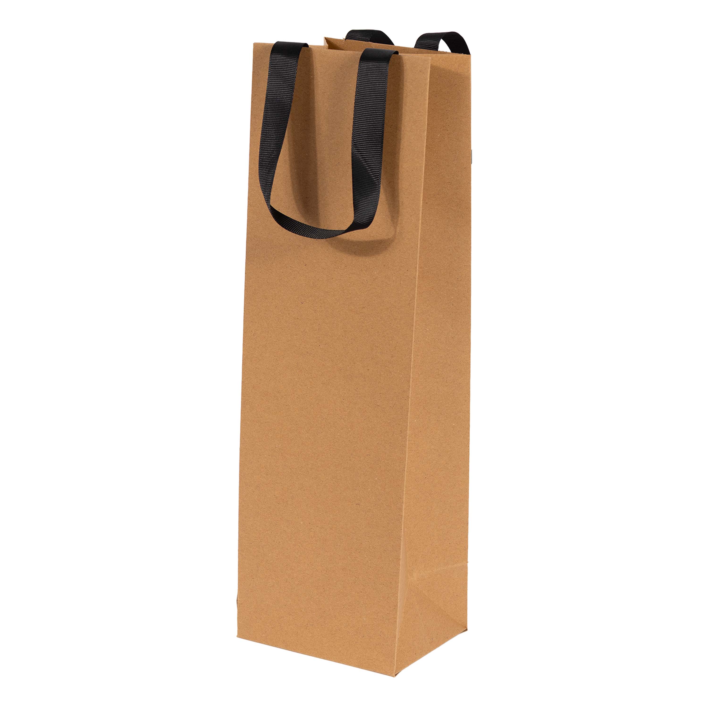 Shopper Elegance Portabottiglia con Manico Gros Grain