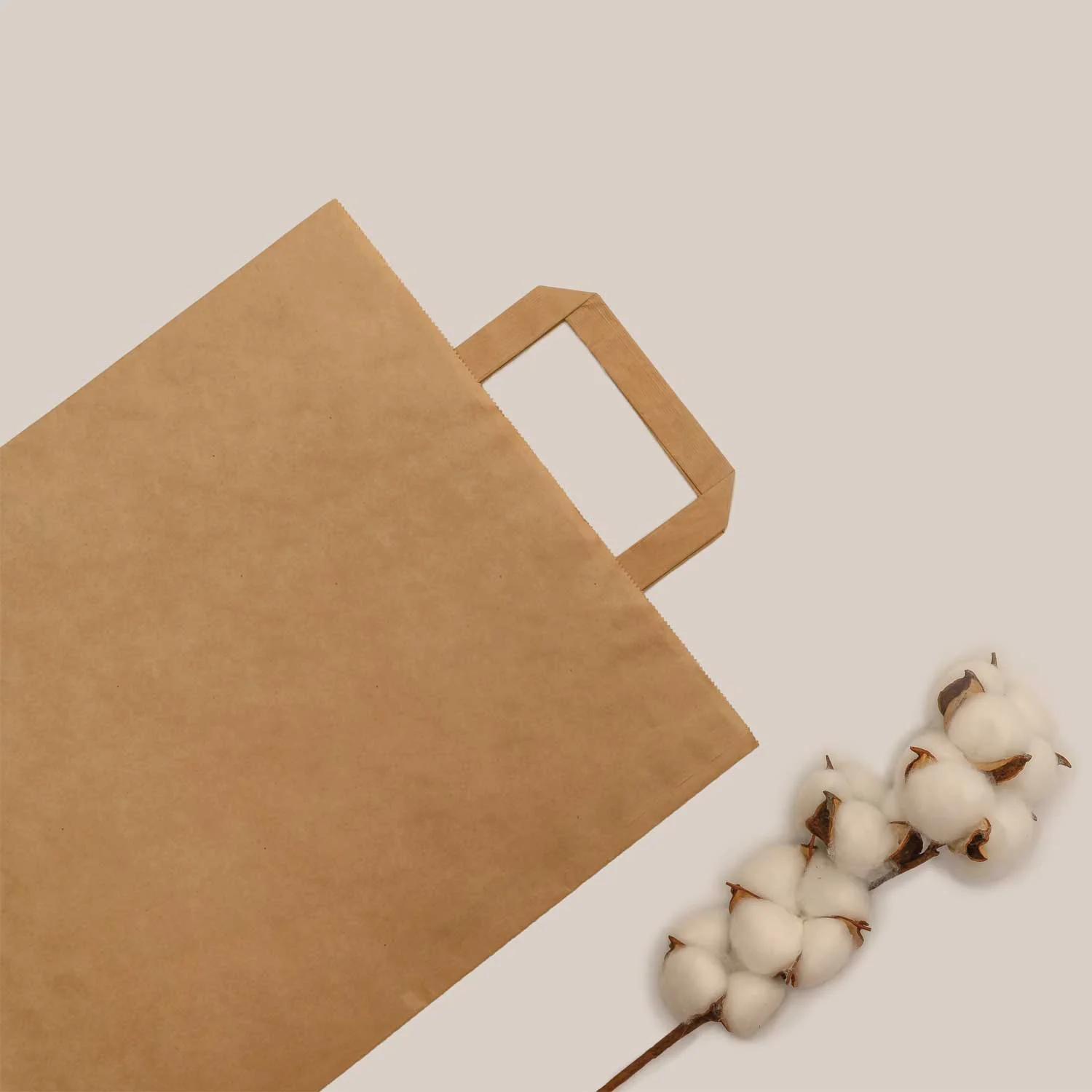 Shopper Flat Bag Carta Naturale - Image 4