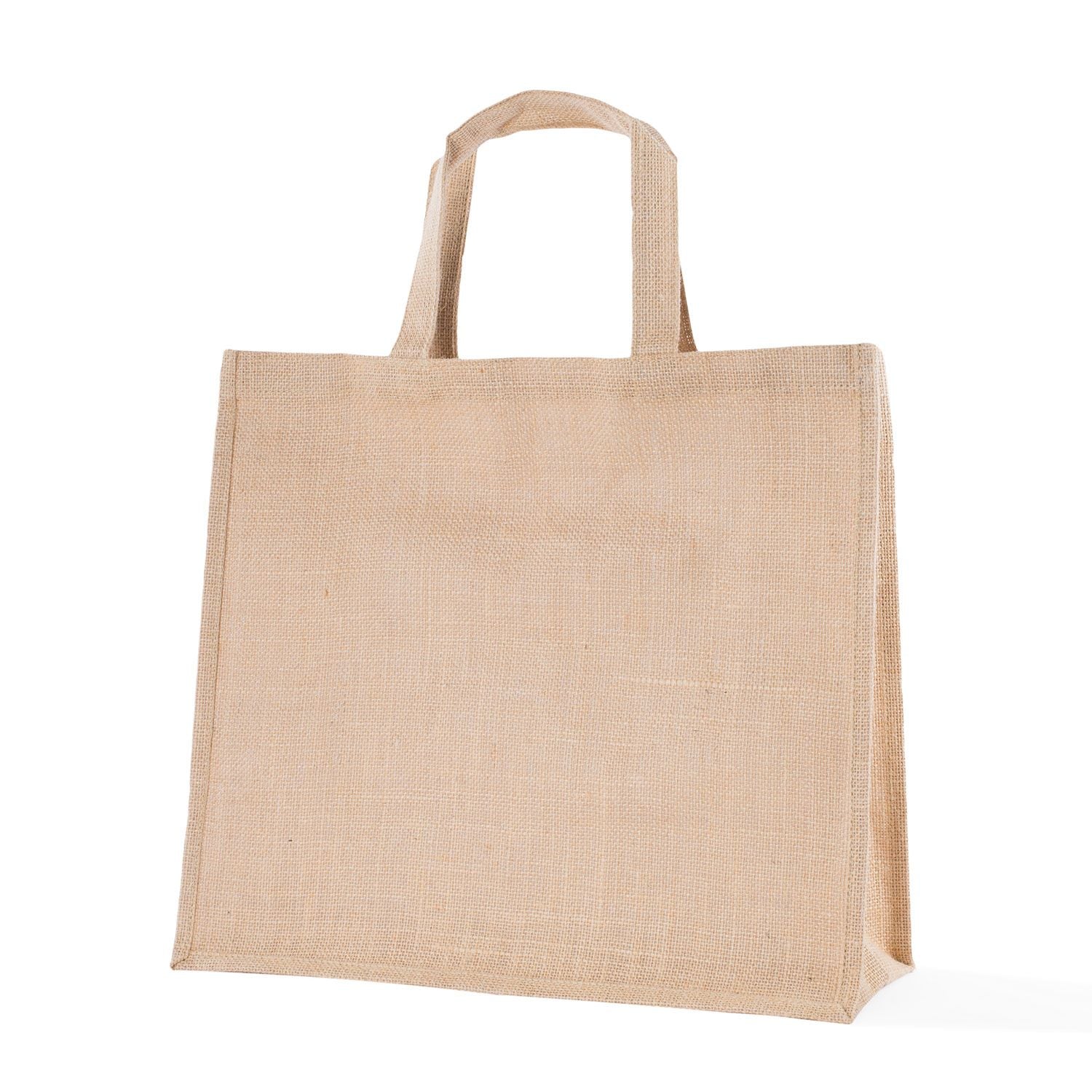 Shopper Juta Naturale con Soffietto Laterale