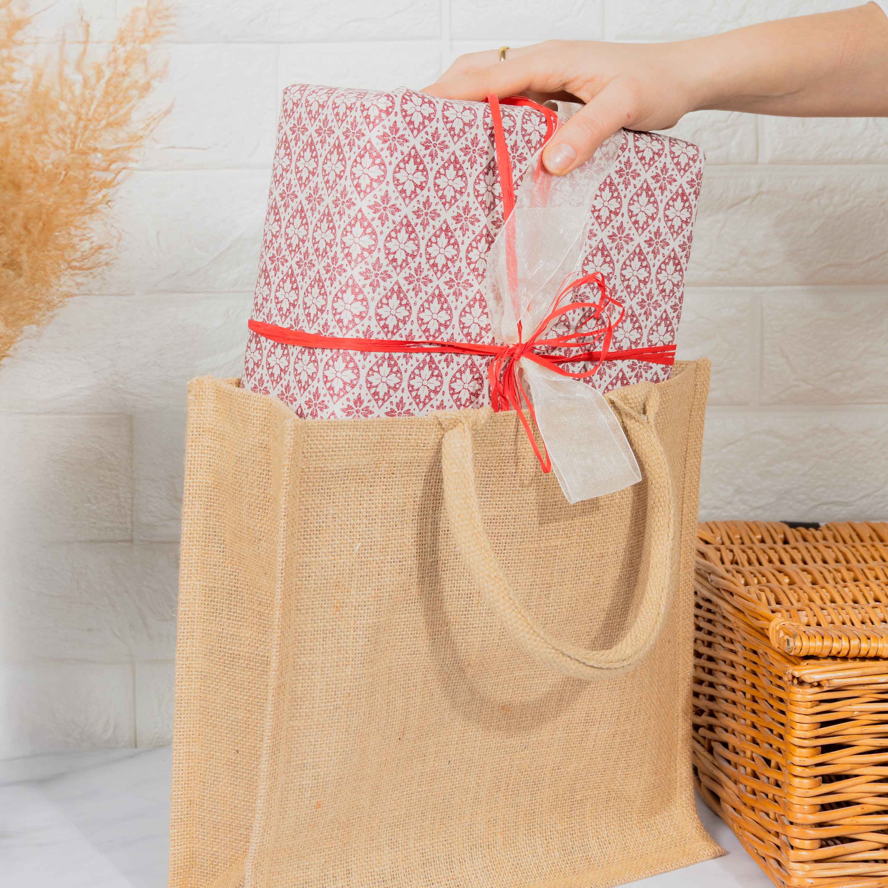Shopper Juta Naturale con Soffietto Laterale - Image 4