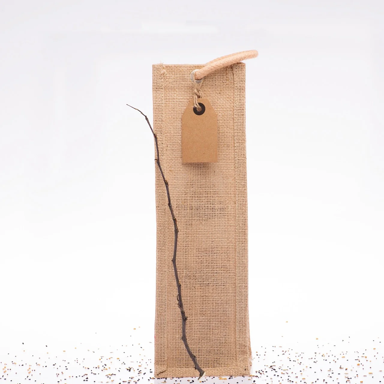 Shopper per Bottiglie in Juta Naturale - Image 3