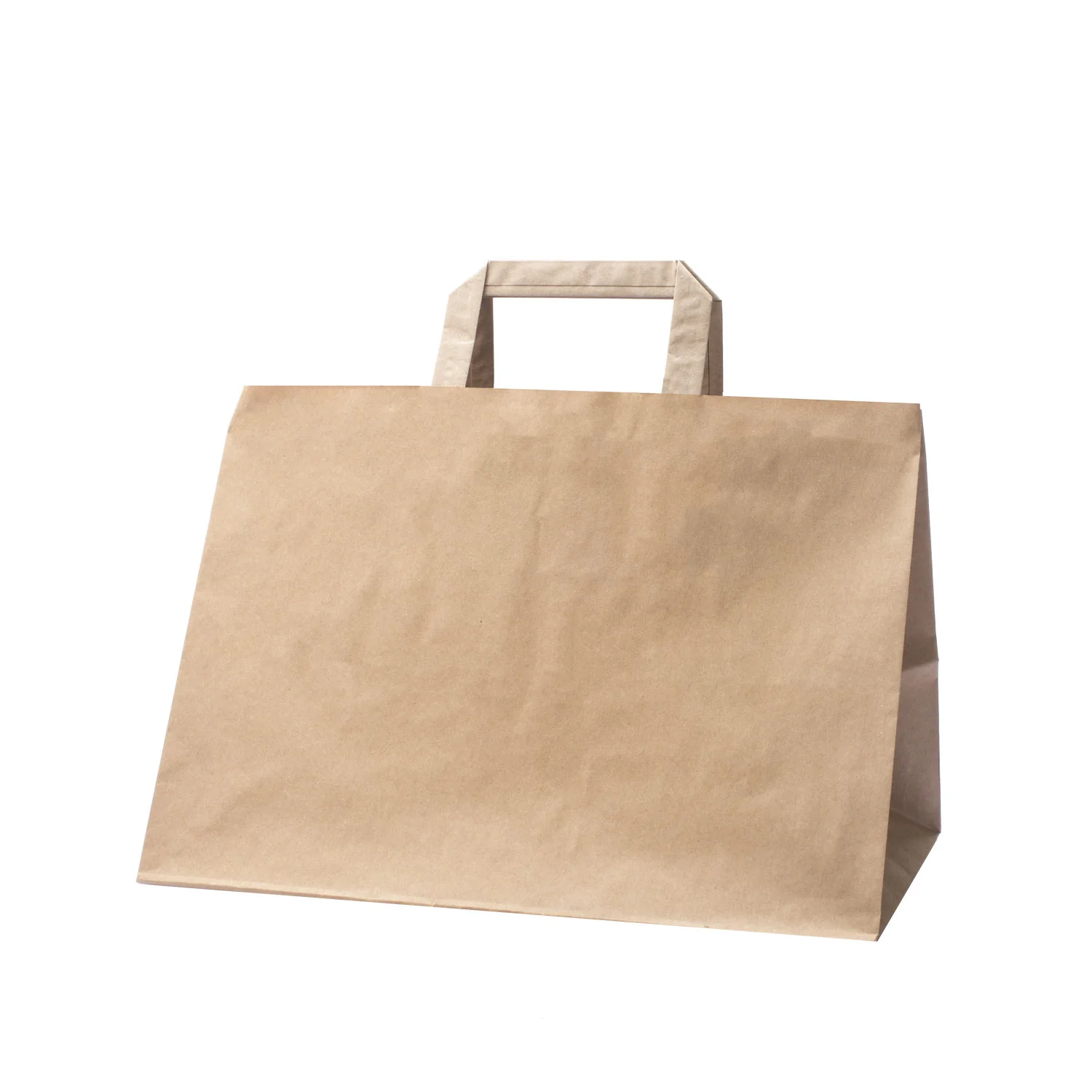 Shopper Carta Kraft Linea Food Avana Fondo Largo - Image 3