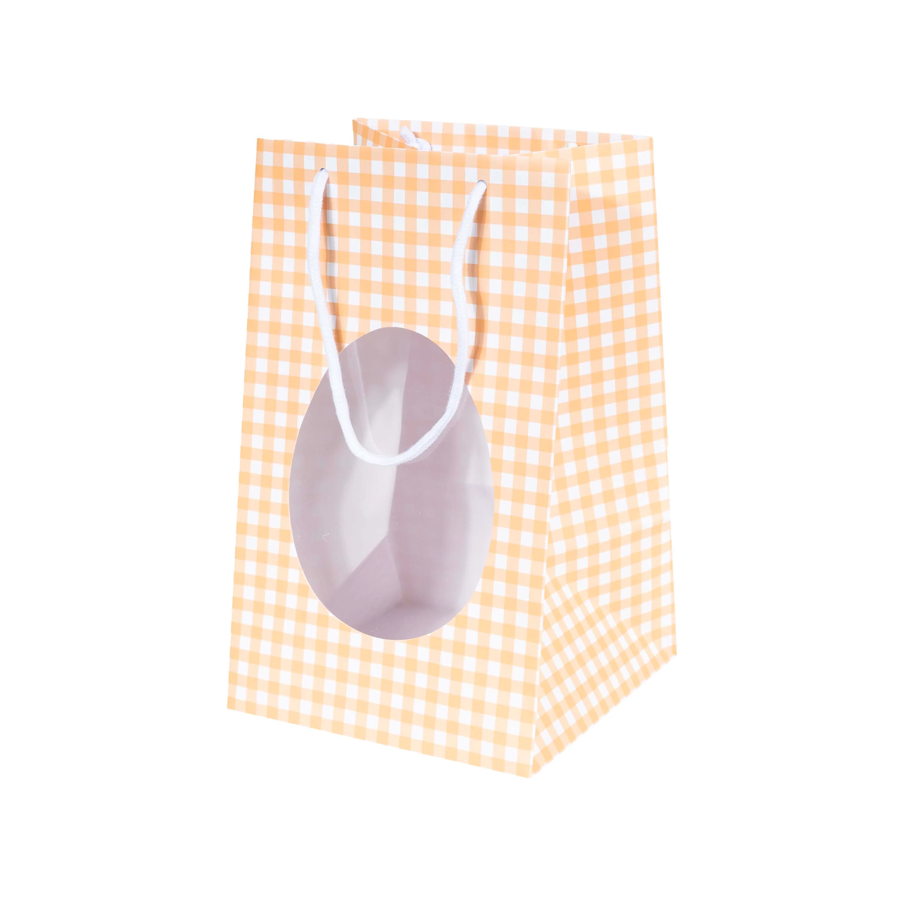 Shopper per Uovo di Pasqua Quadretti Mix con finestra - Image 4