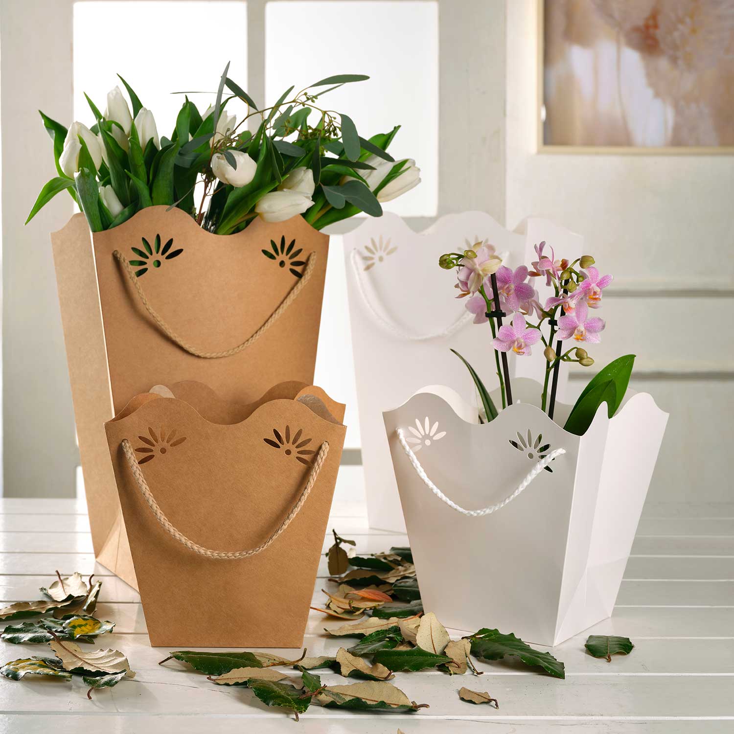 Shopper per piante 210gr con interno PE - Image 4