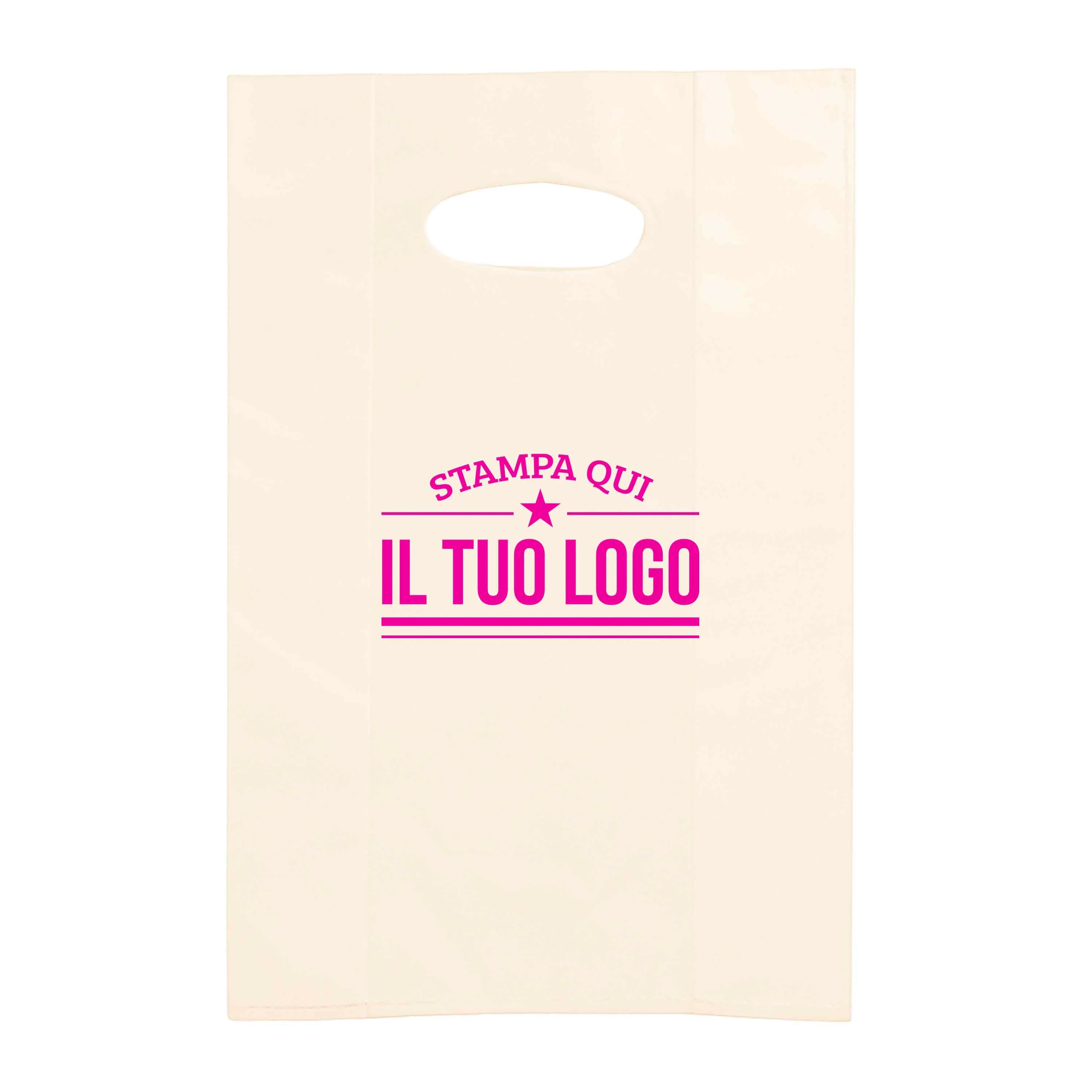 Shopper in Plastica Colorata Personalizzabile con Logo - Image 24