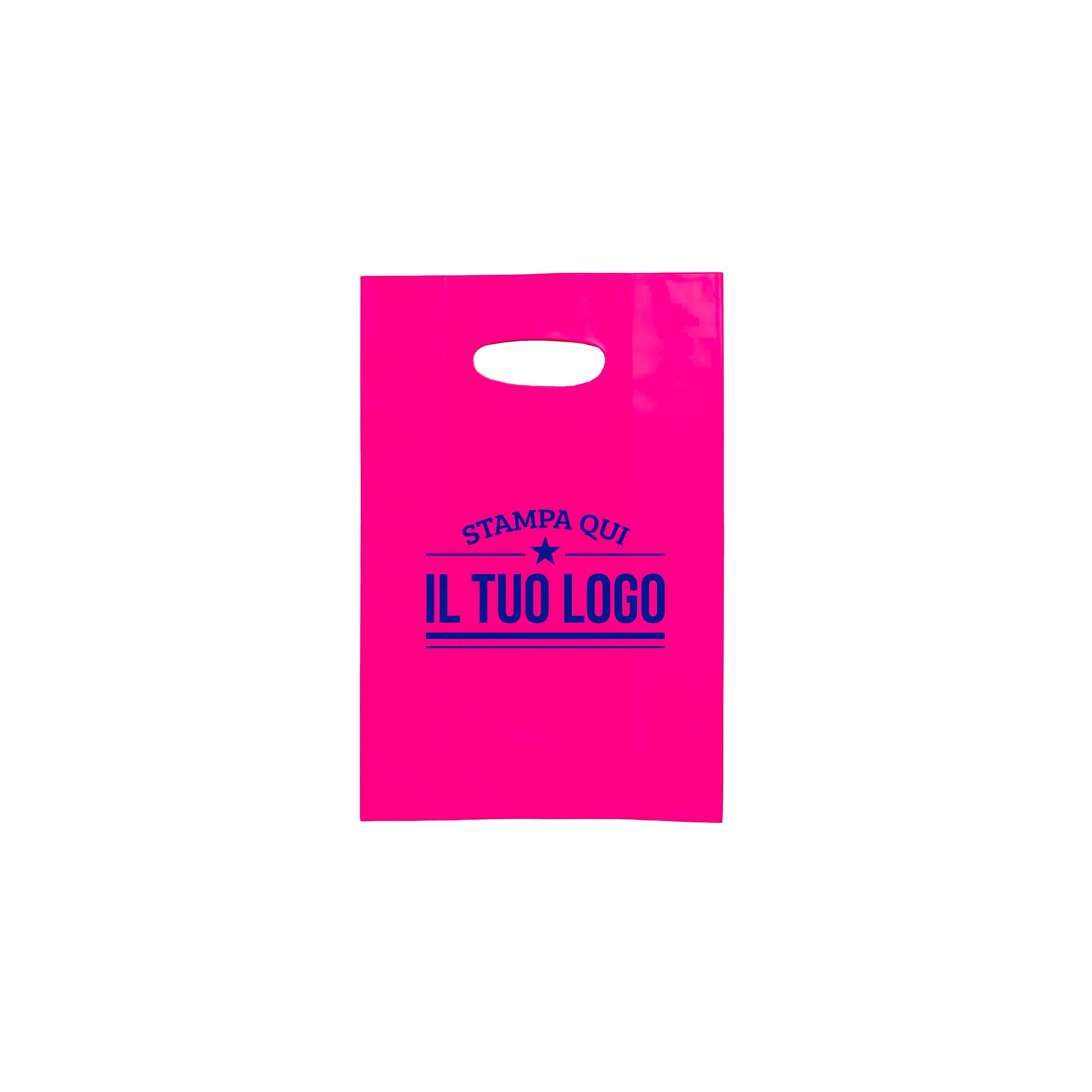 Shopper in Plastica Colorata Personalizzabile con Logo - Image 37