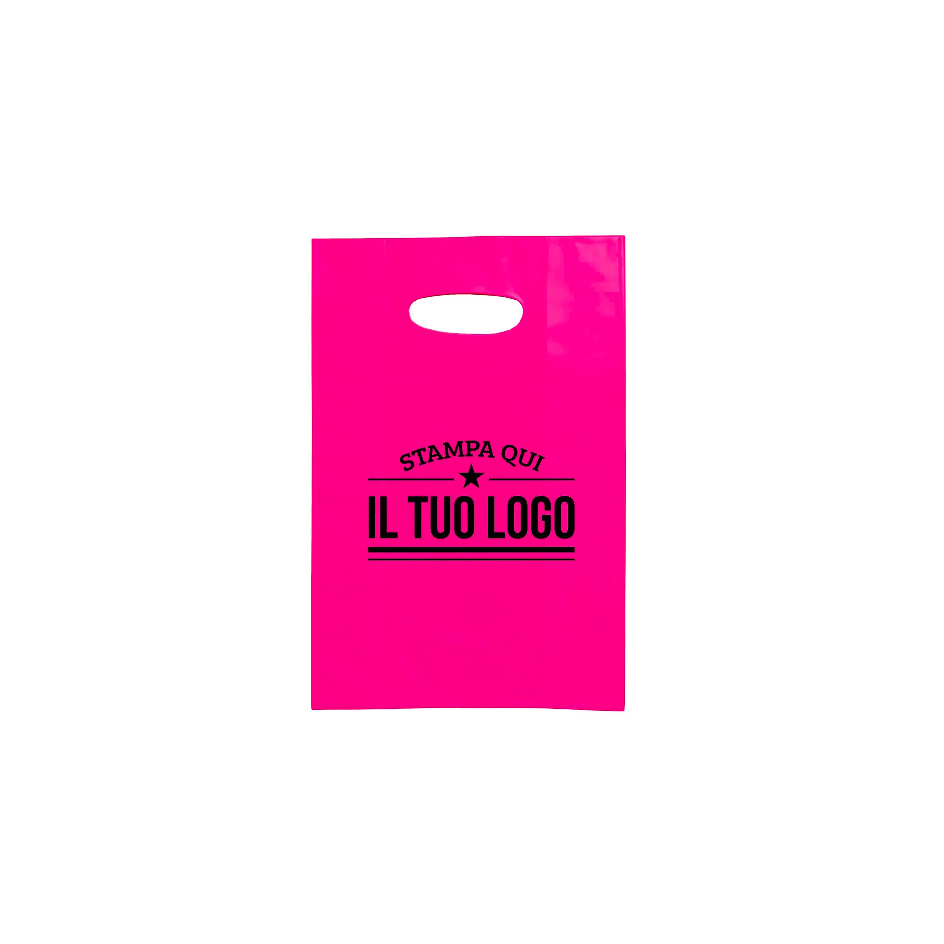 Shopper in Plastica Colorata Personalizzabile con Logo - Image 38