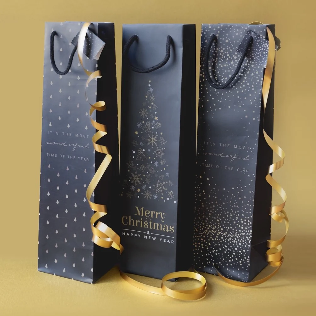 Shopper Wine Black Christmas - Image 2