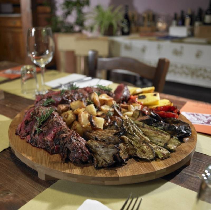 Tagliere con piedini tondo - Image 2