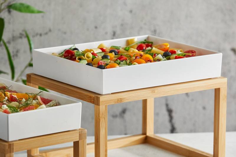 Vassoio Gastronorm Venezia in melamina bianco lucido - Image 3